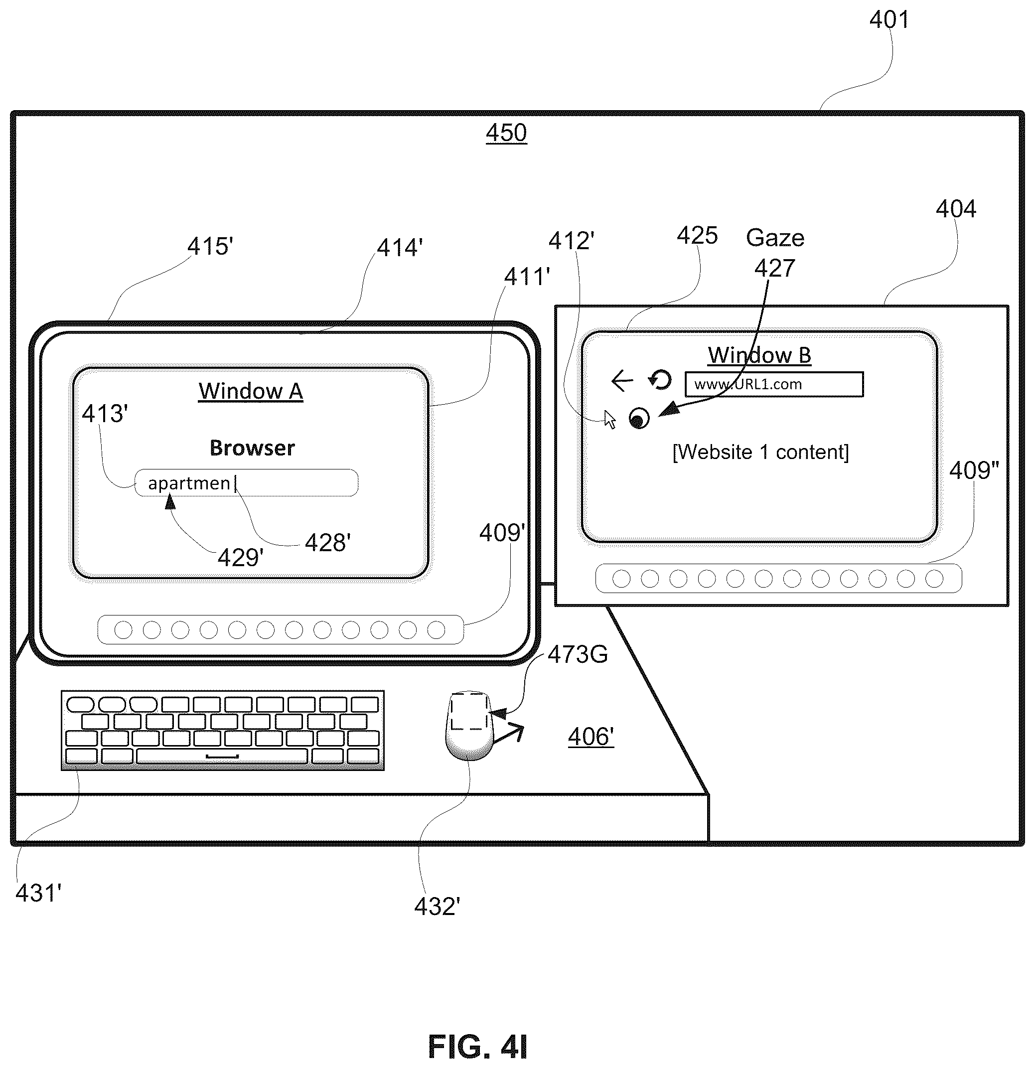 Patent US12321515 Figure 20 – System and method of representations of user interfaces of an electronic device