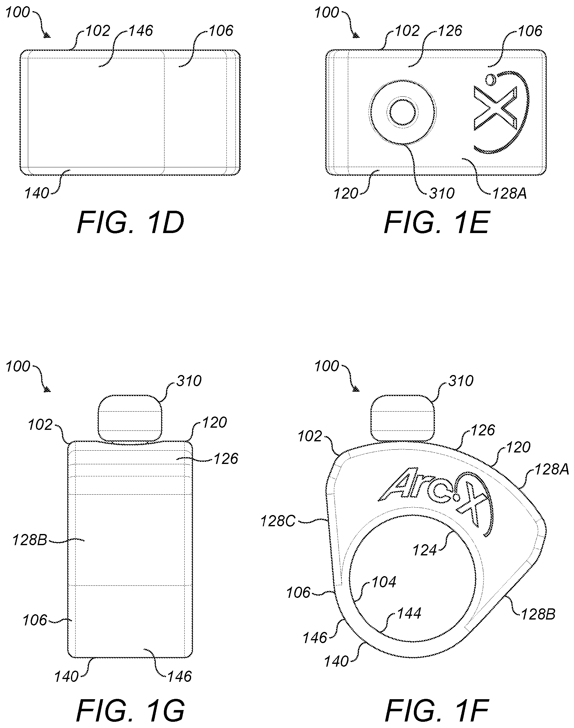Patent US12321517 Figure 2 – Wearable remote controller