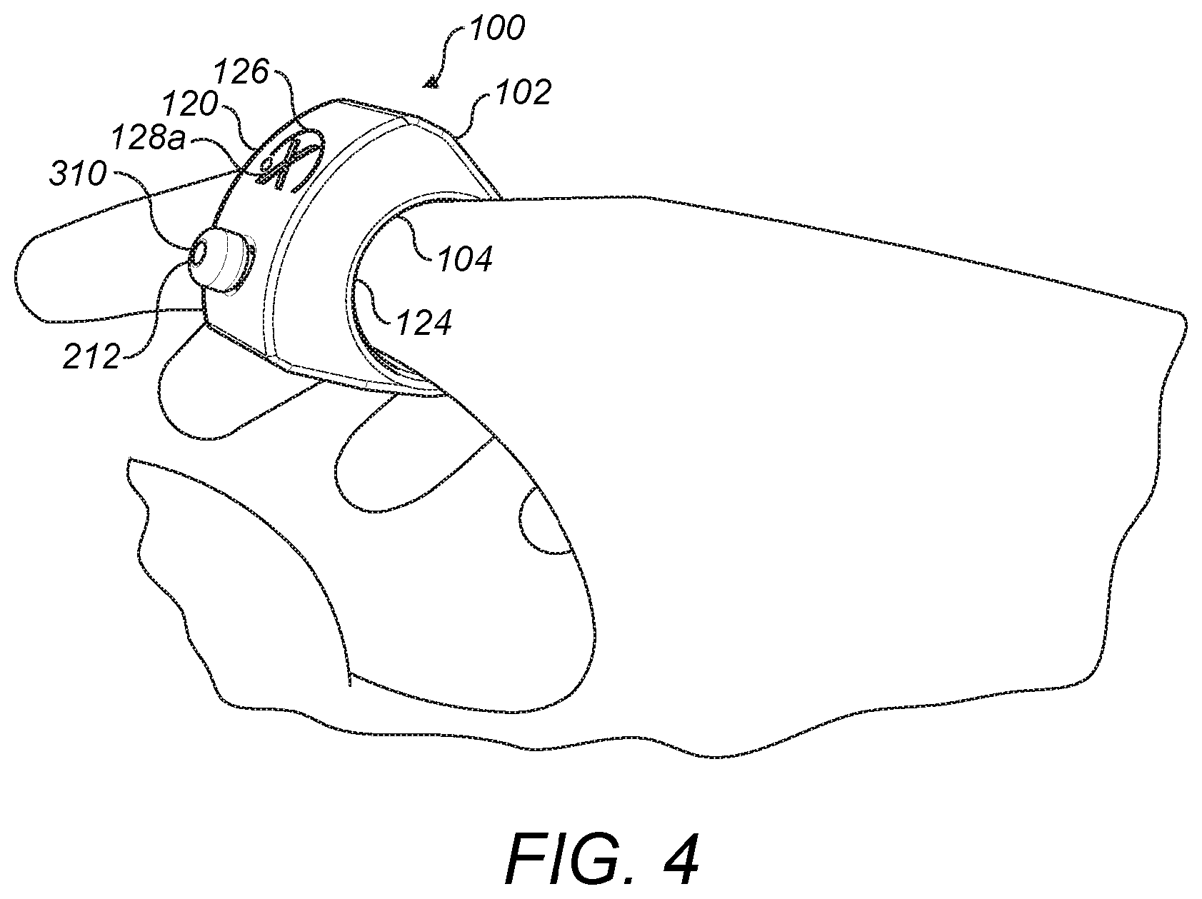 Patent US12321517 Figure 6 – Wearable remote controller