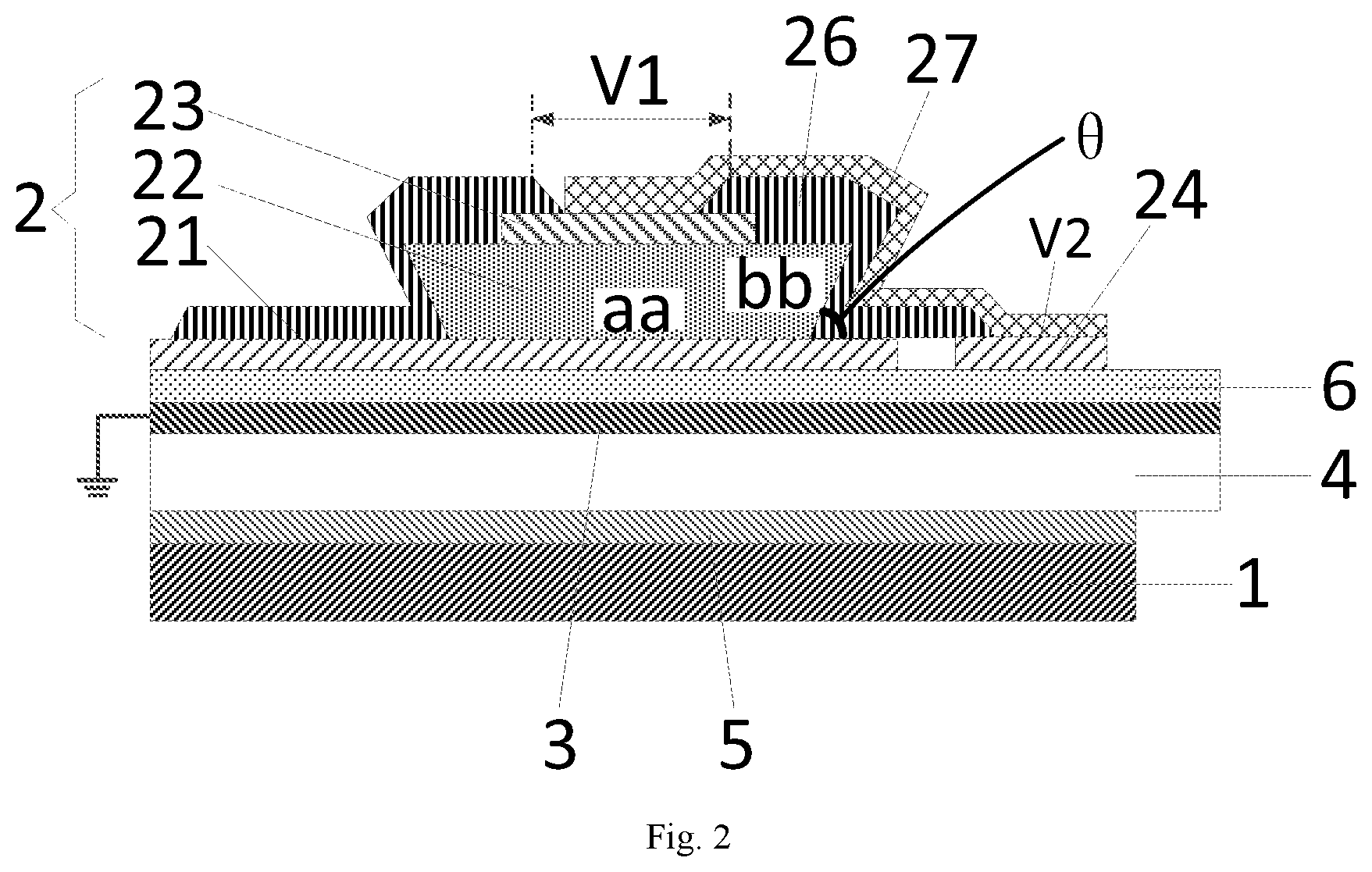 Patent US12321519 Figure 2 – Touch panel and touch device