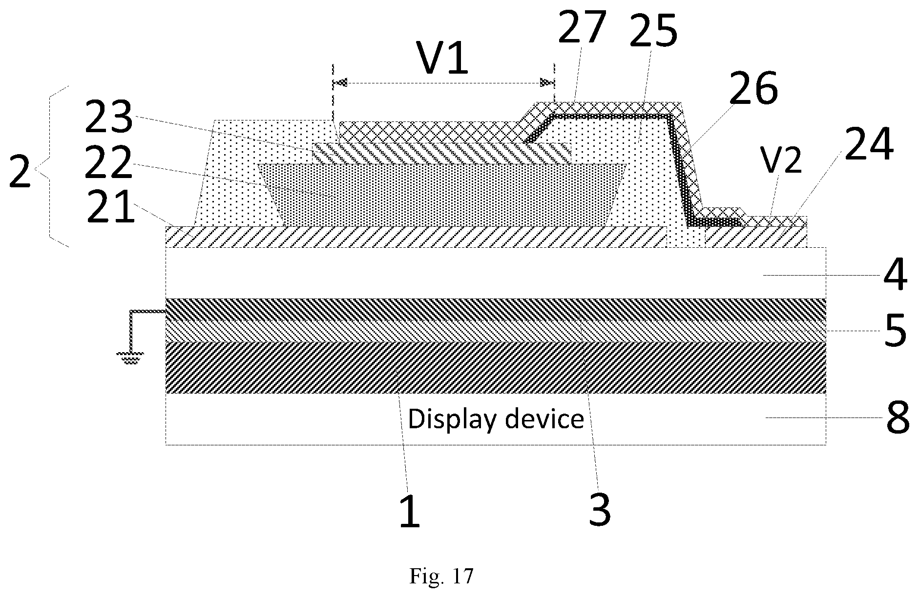Patent US12321519 Figure 17 – Touch panel and touch device