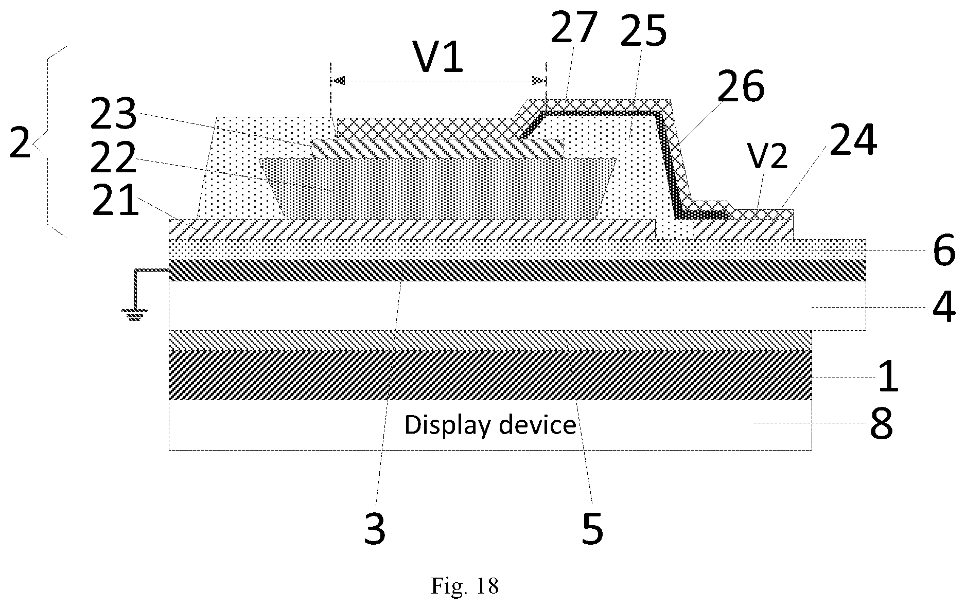 Patent US12321519 Figure 18 – Touch panel and touch device