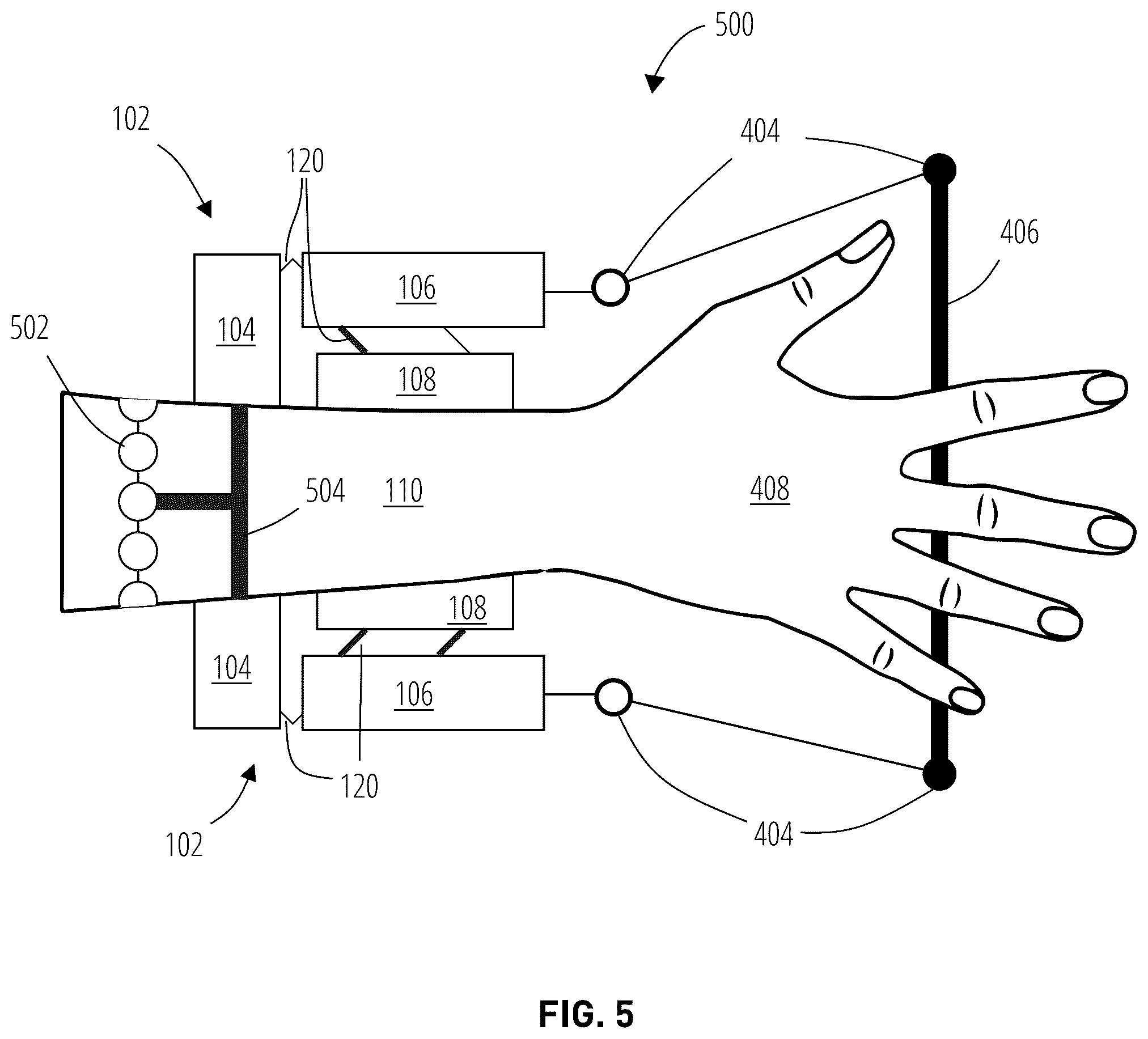 Patent US12321523 Figure 3 – Haptic feedback device and method