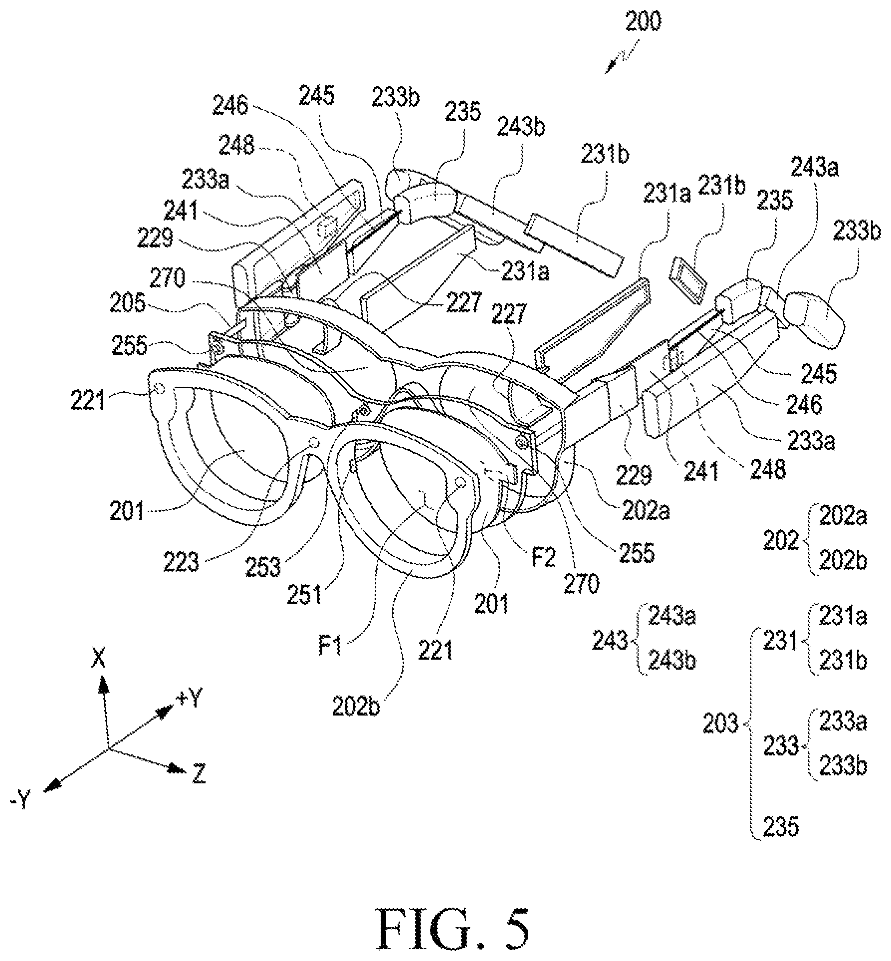 Patent US12321526 Figure 5 – Wearable electronic device for displaying virtual object and method of controlling the same