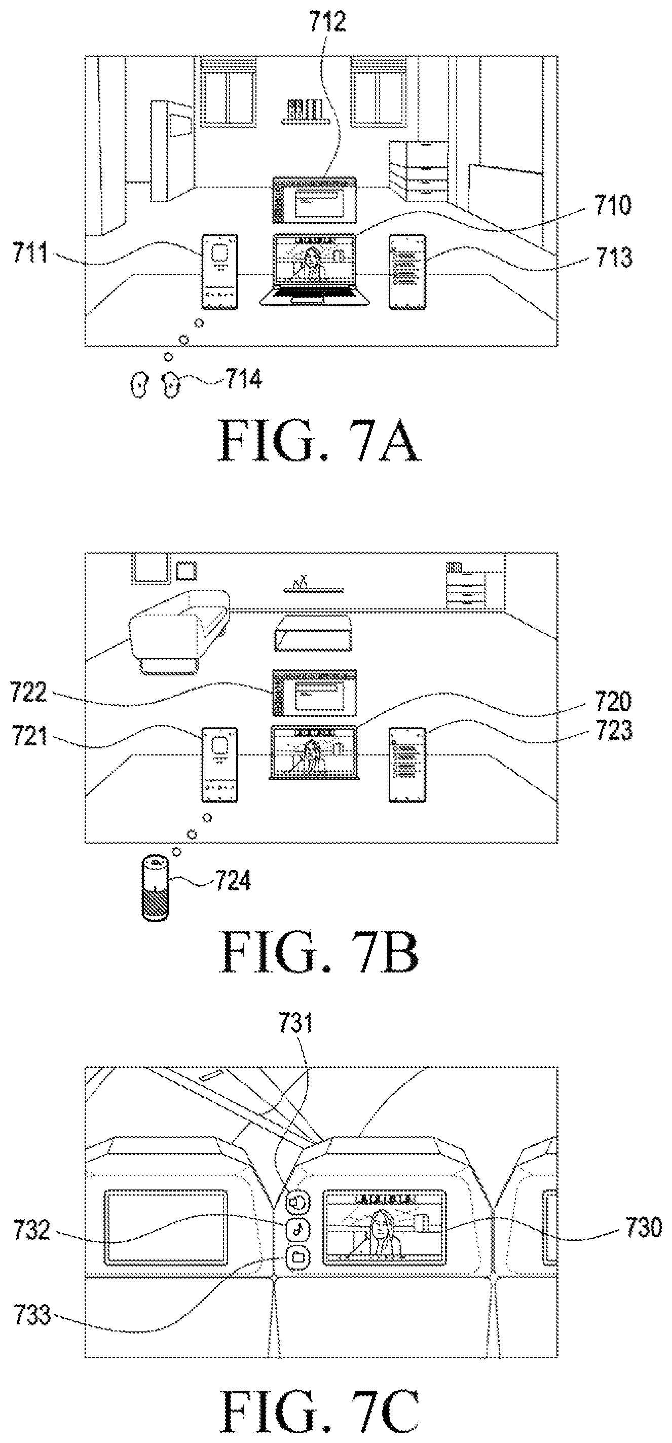 Patent US12321526 Figure 7 – Wearable electronic device for displaying virtual object and method of controlling the same