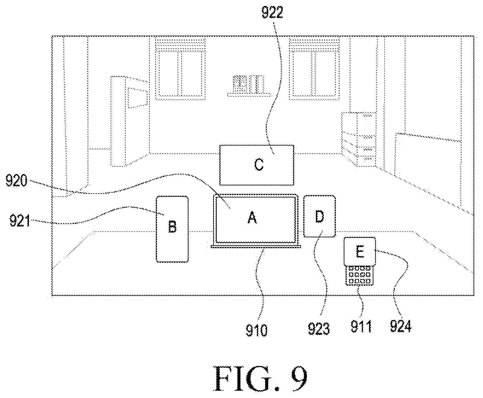 Patent US12321526 Figure 9 – Wearable electronic device for displaying virtual object and method of controlling the same