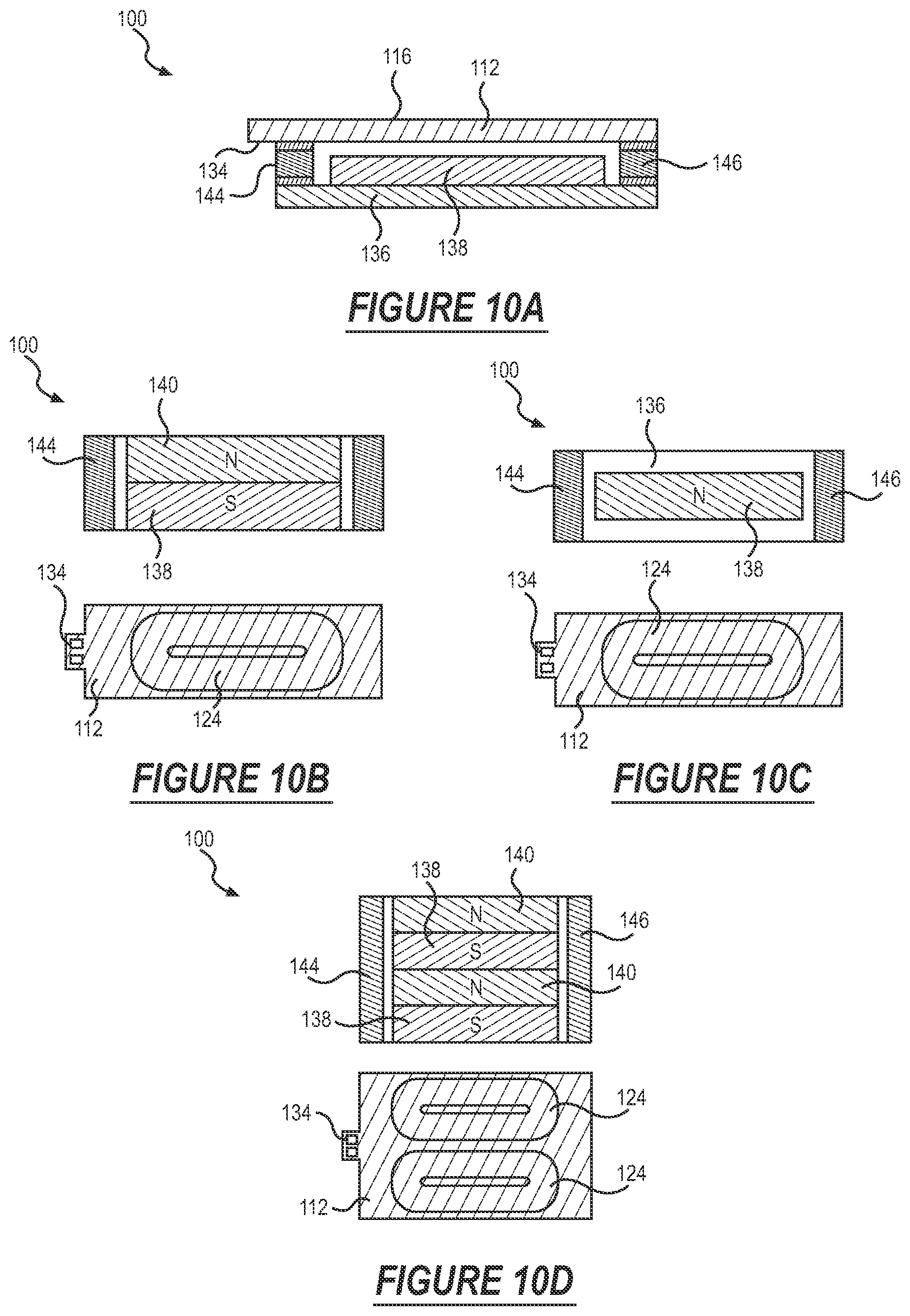 Patent US12321529 Figure 10 – Haptic actuator system including a multi-layer inductor and a magnetic element