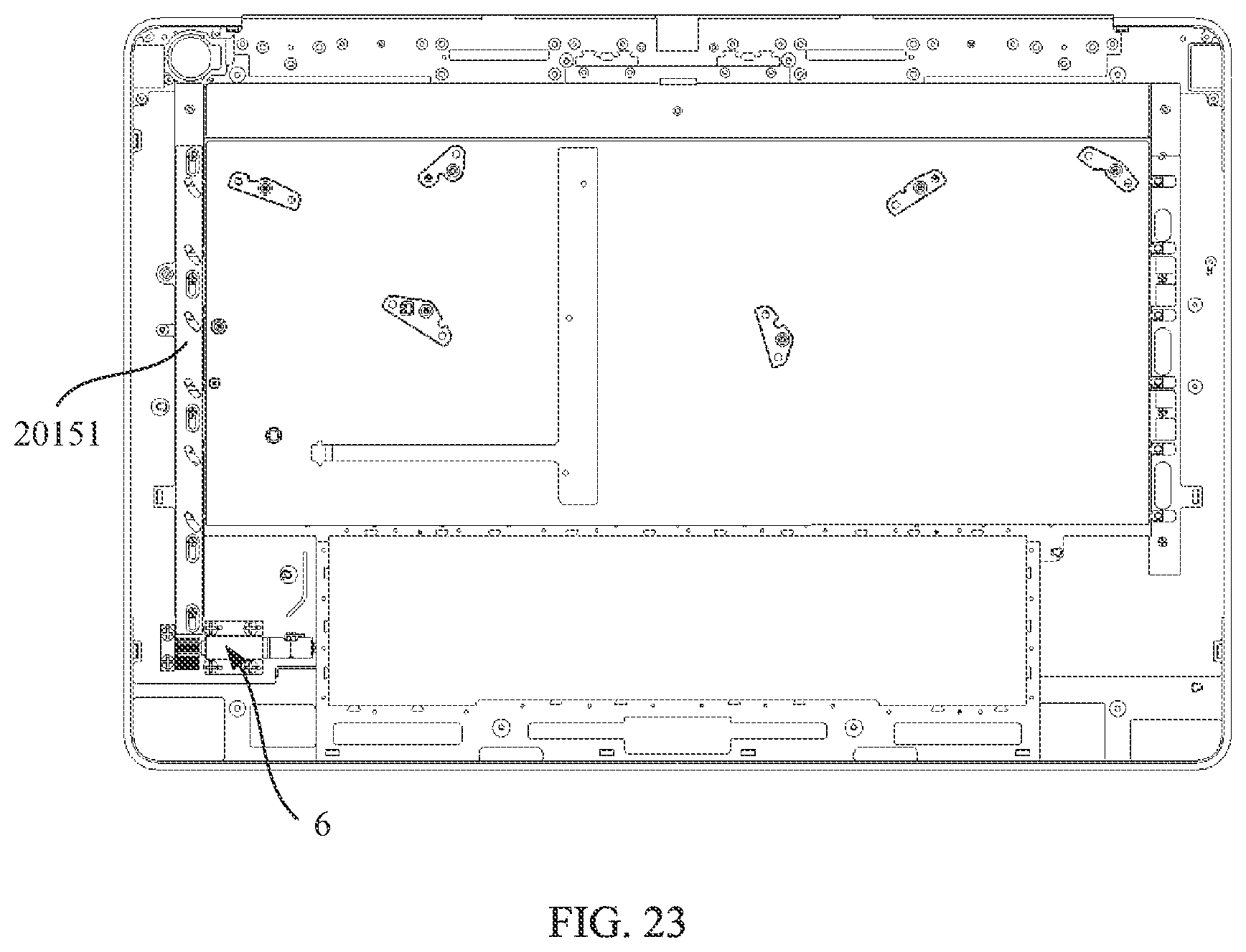 Patent US12321531 Figure 16 – Keyboard assembly and electronic device