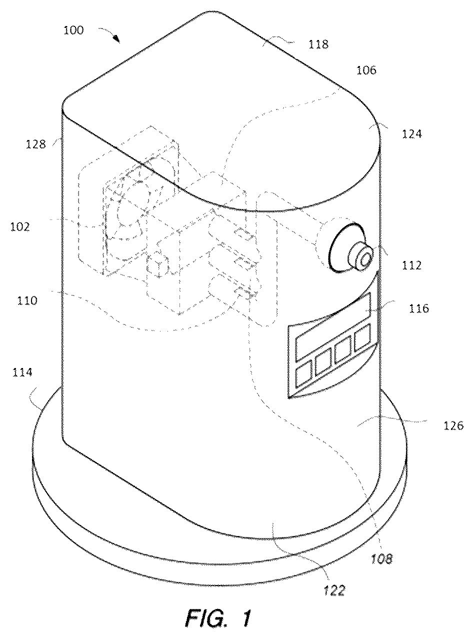 Patent US12321532 Figure 1 – System and method for an end-device modulation based on a hybrid trigger