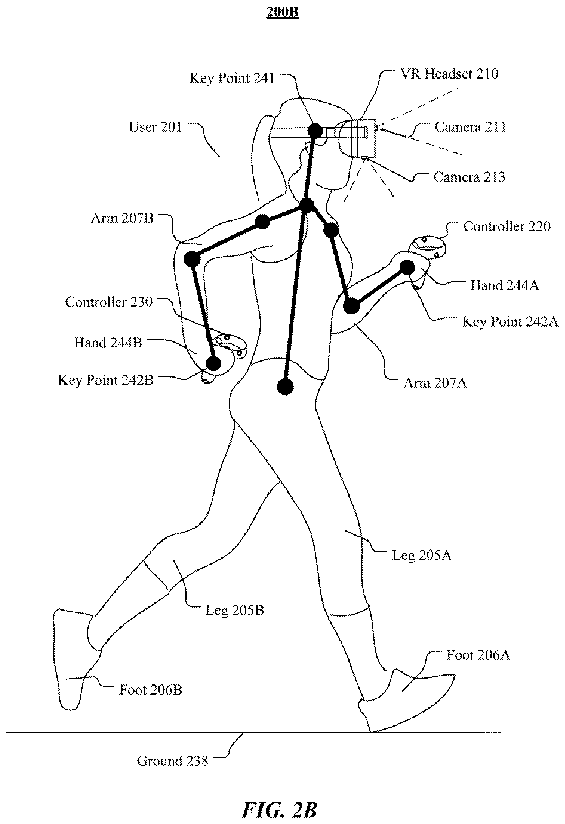 Patent US12321535 Figure 4 – Body pose estimation using self-tracked controllers