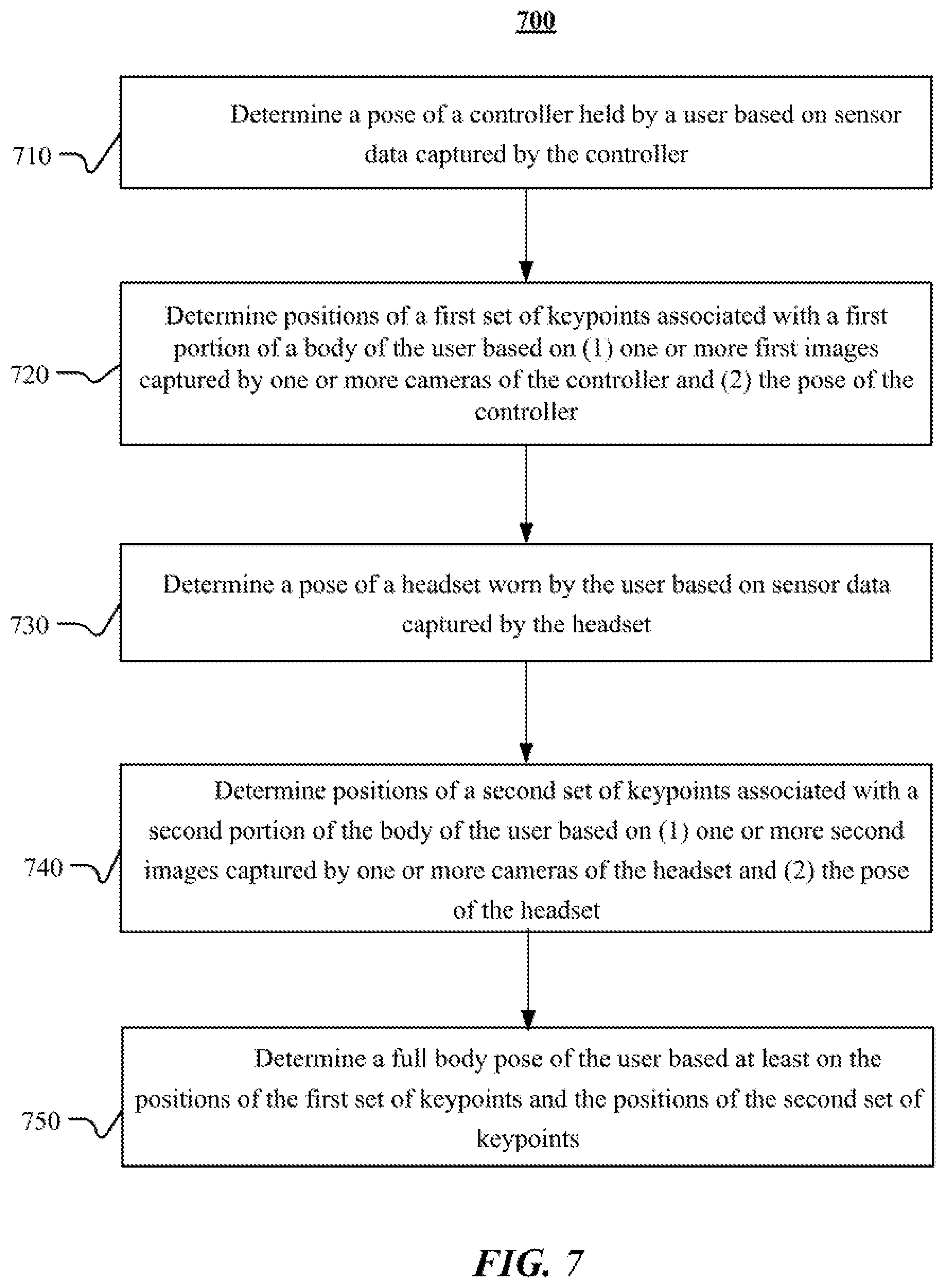 Patent US12321535 Figure 13 – Body pose estimation using self-tracked controllers