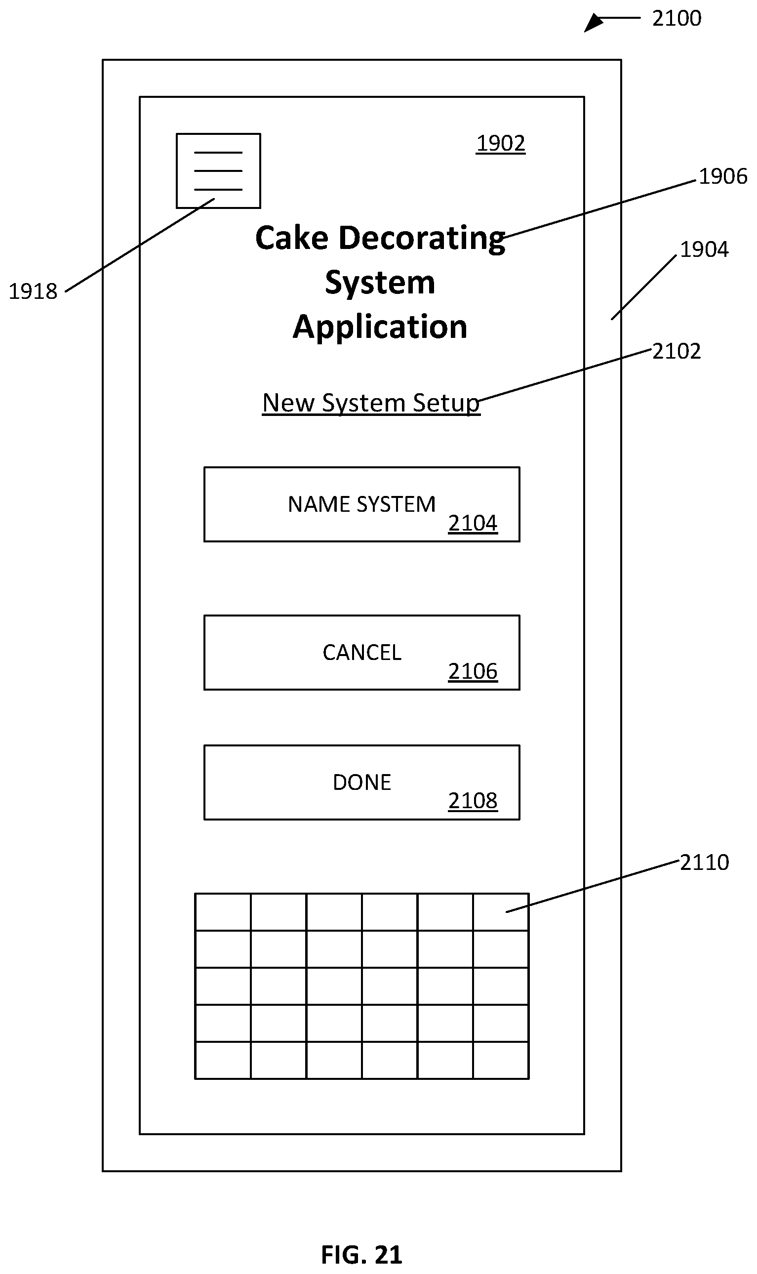 Patent US12321536 Figure 12 – Cake decoration system with finger controller