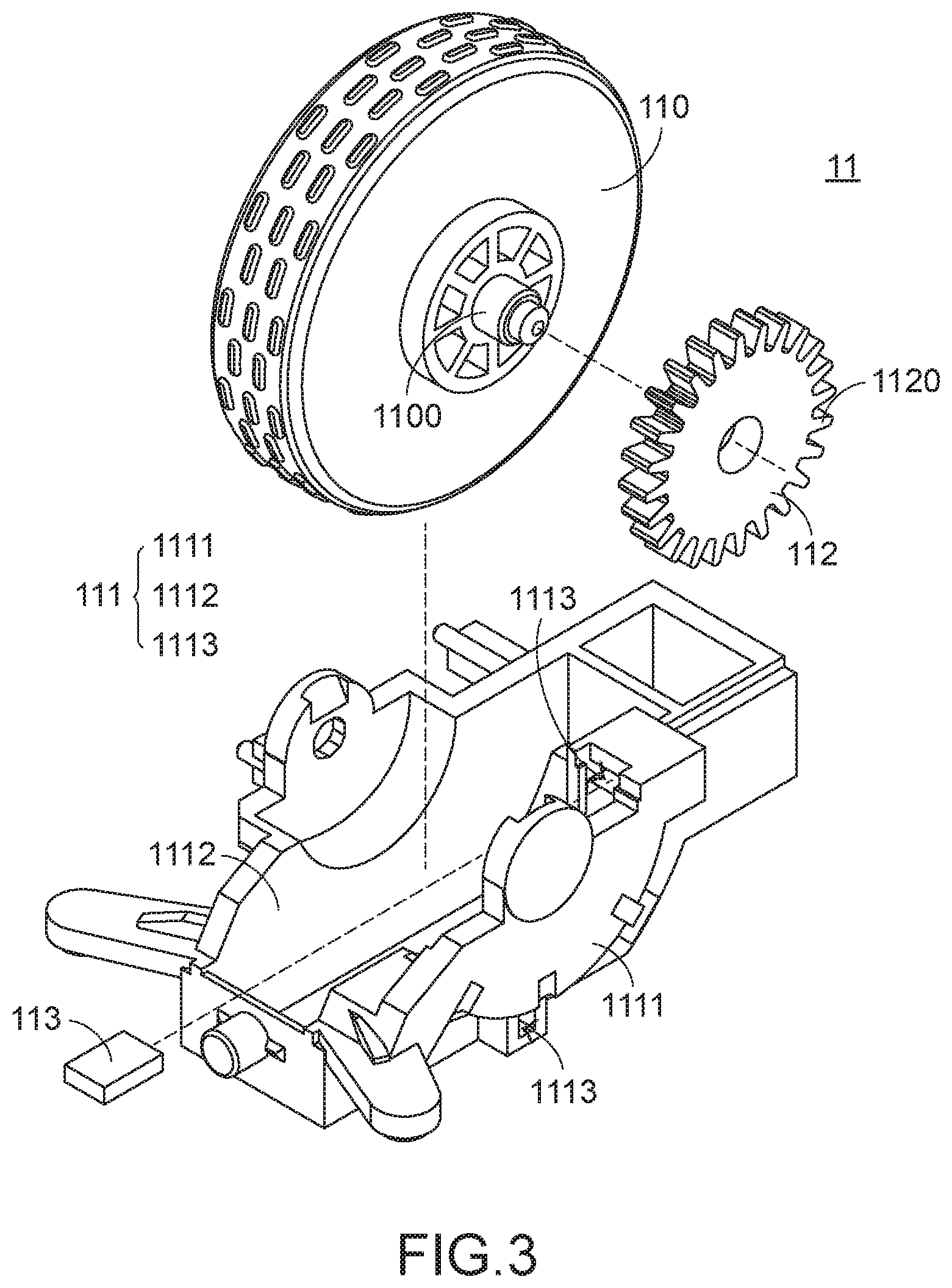 Patent US12321537 Figure 3 – Mouse device