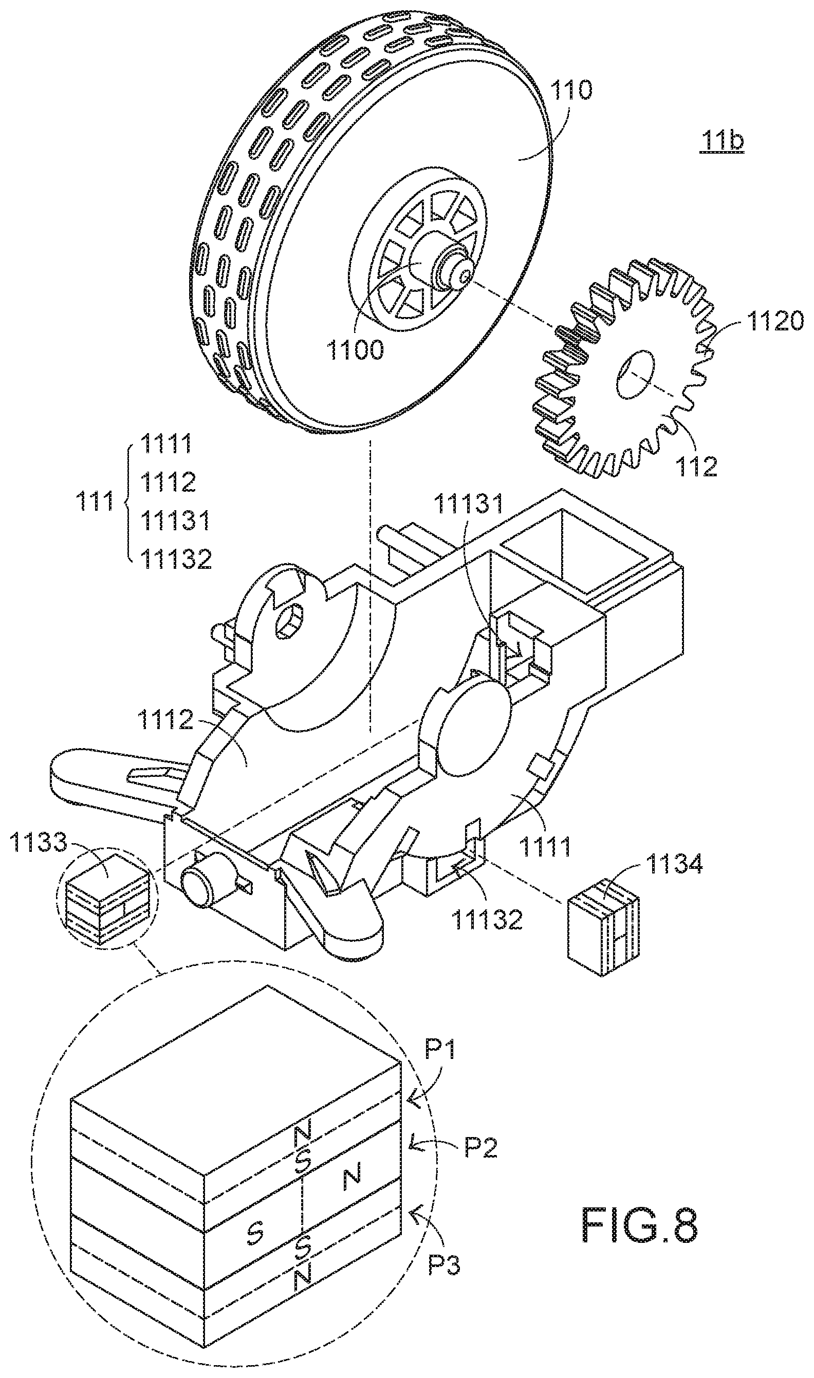 Patent US12321537 Figure 8 – Mouse device