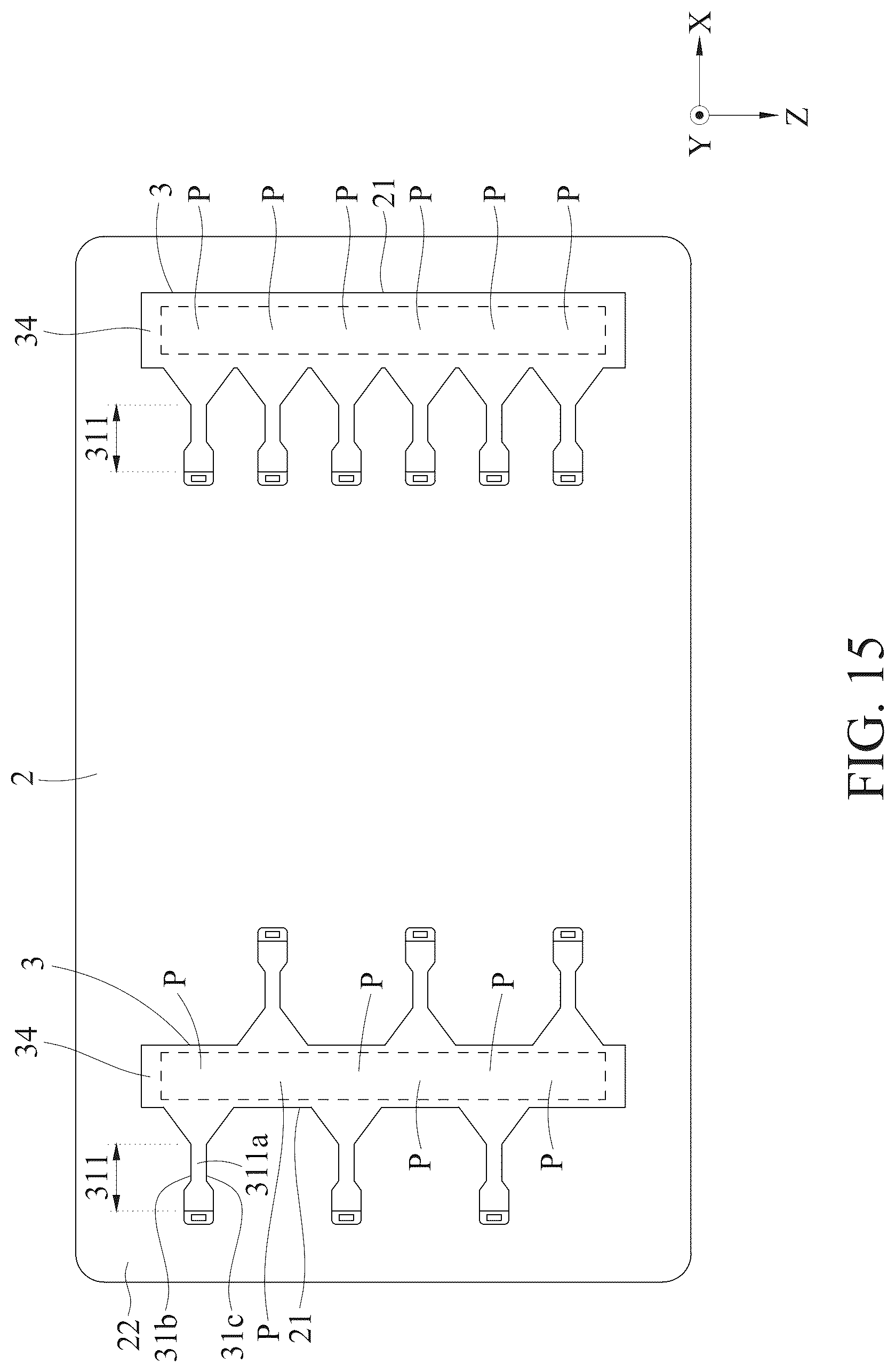 Patent US12321540 Figure 15 – Light-emitting module for touchpad