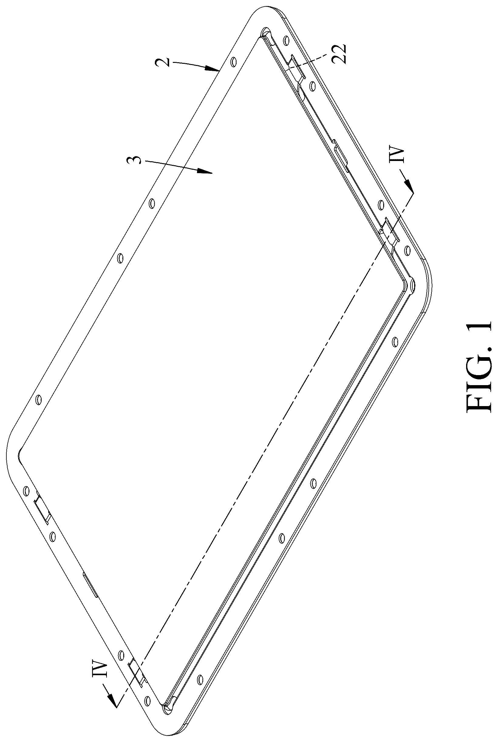 Patent US12321541 Figure 1 – Touch pad device