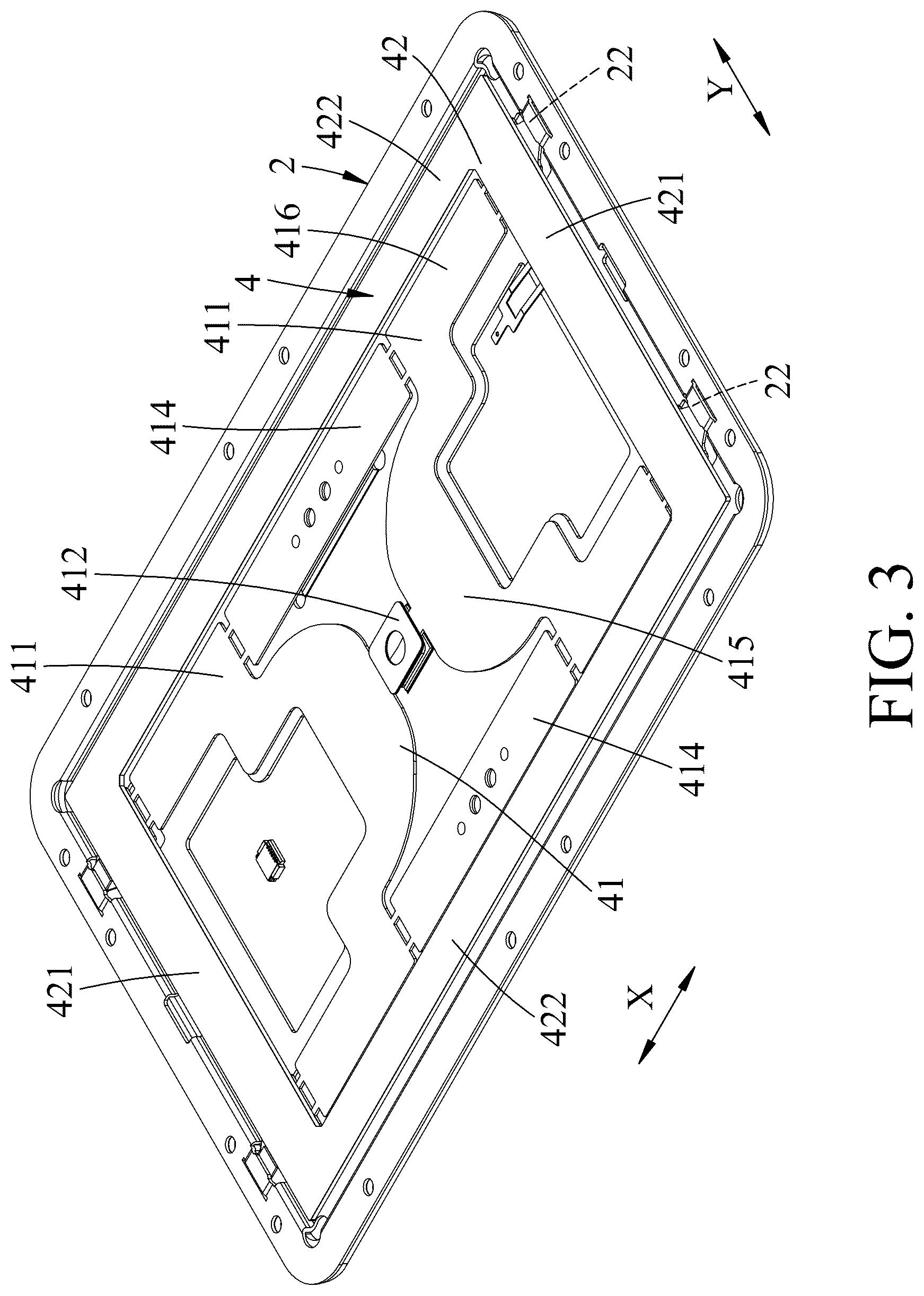 Patent US12321541 Figure 3 – Touch pad device