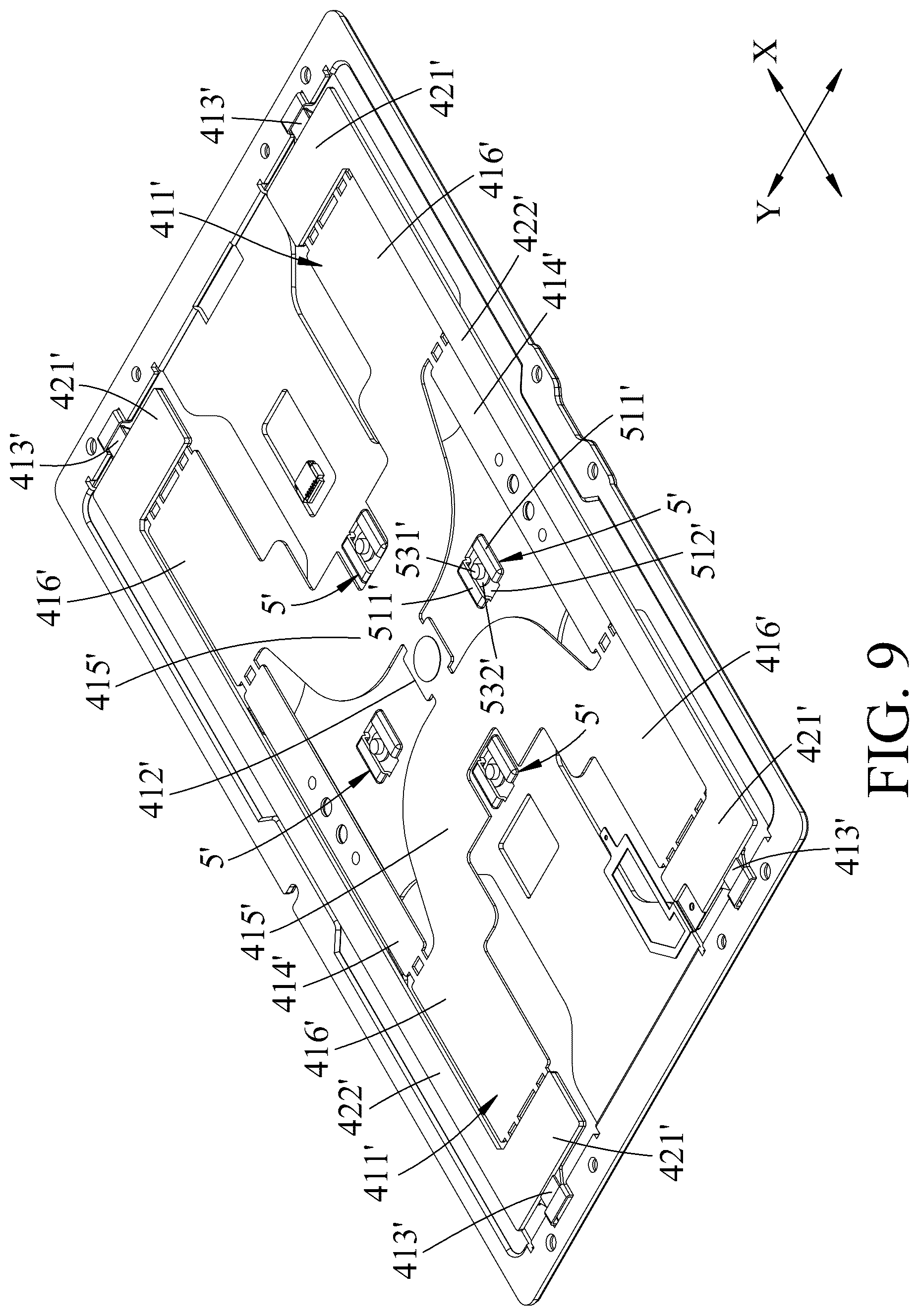 Patent US12321541 Figure 9 – Touch pad device