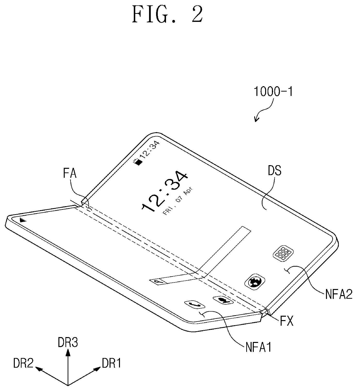 Patent US12321544 Figure 2 – Electronic device including a sensor layer having a pen-sensing electrode