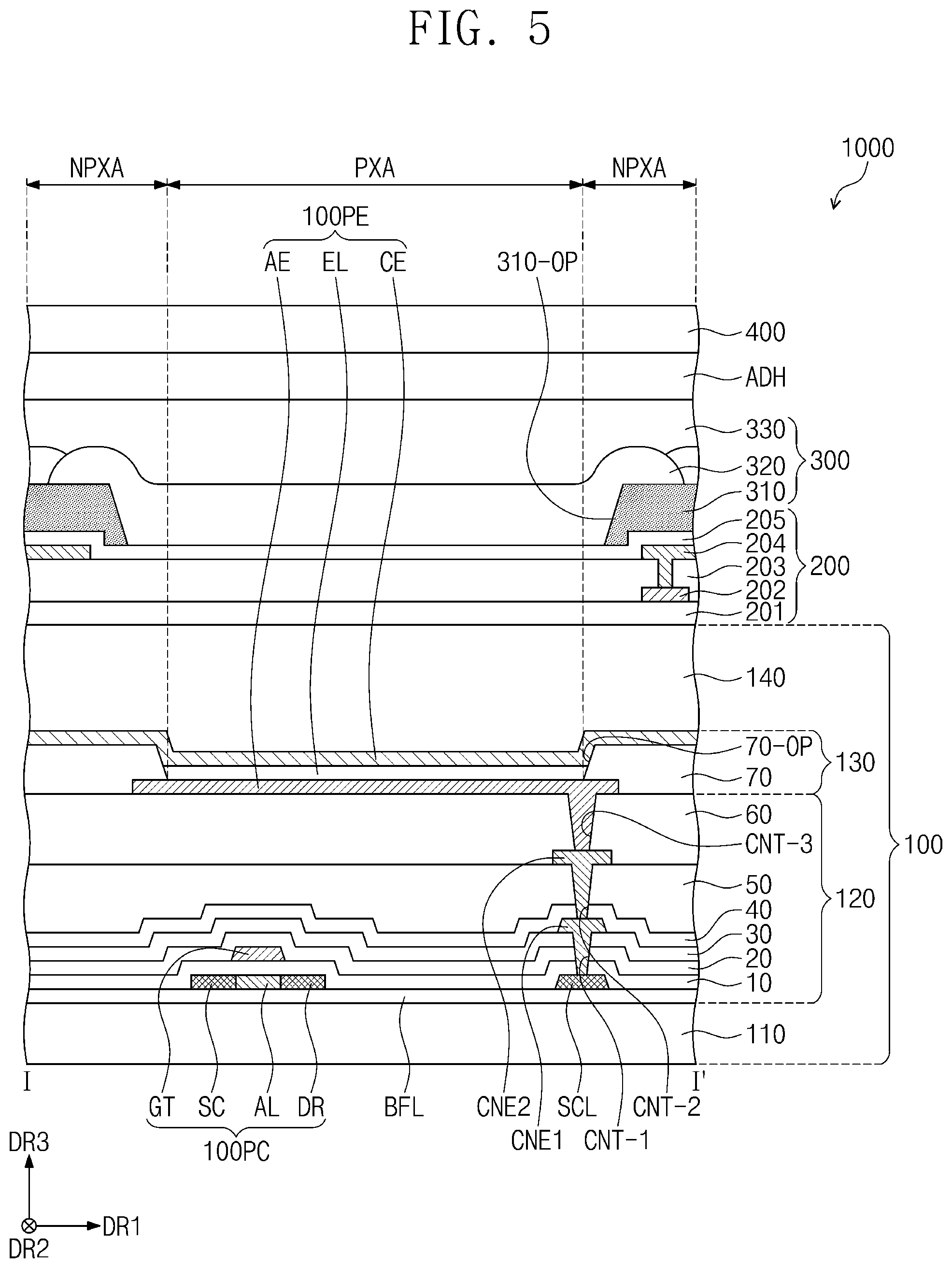 Patent US12321544 Figure 4 – Electronic device including a sensor layer having a pen-sensing electrode