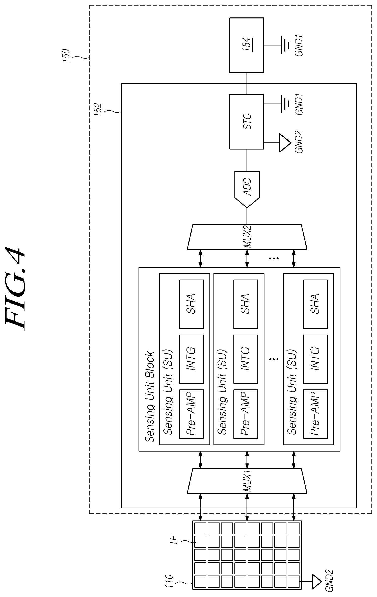 Patent US12321547 Figure 4 – Touch display device