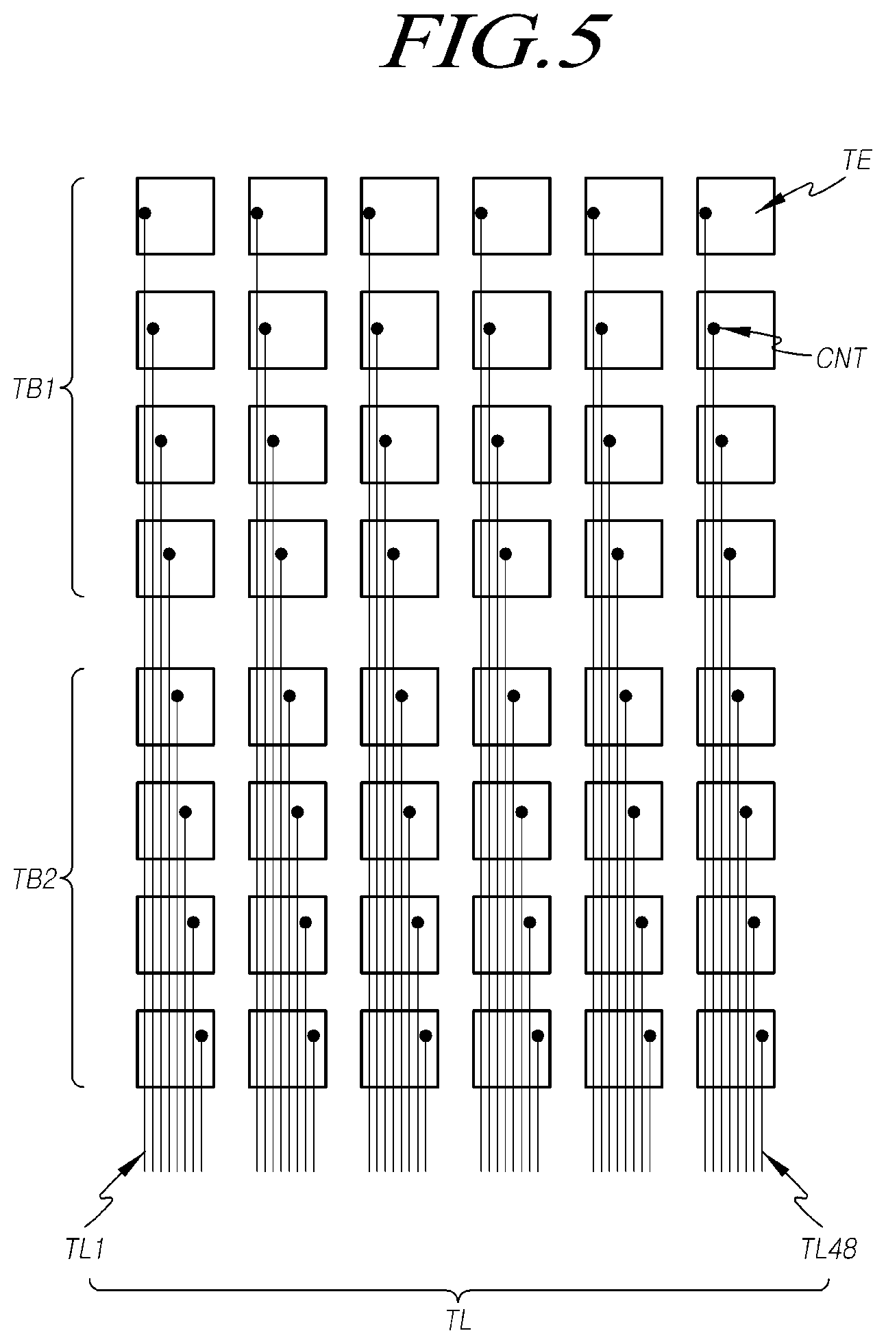 Patent US12321547 Figure 5 – Touch display device