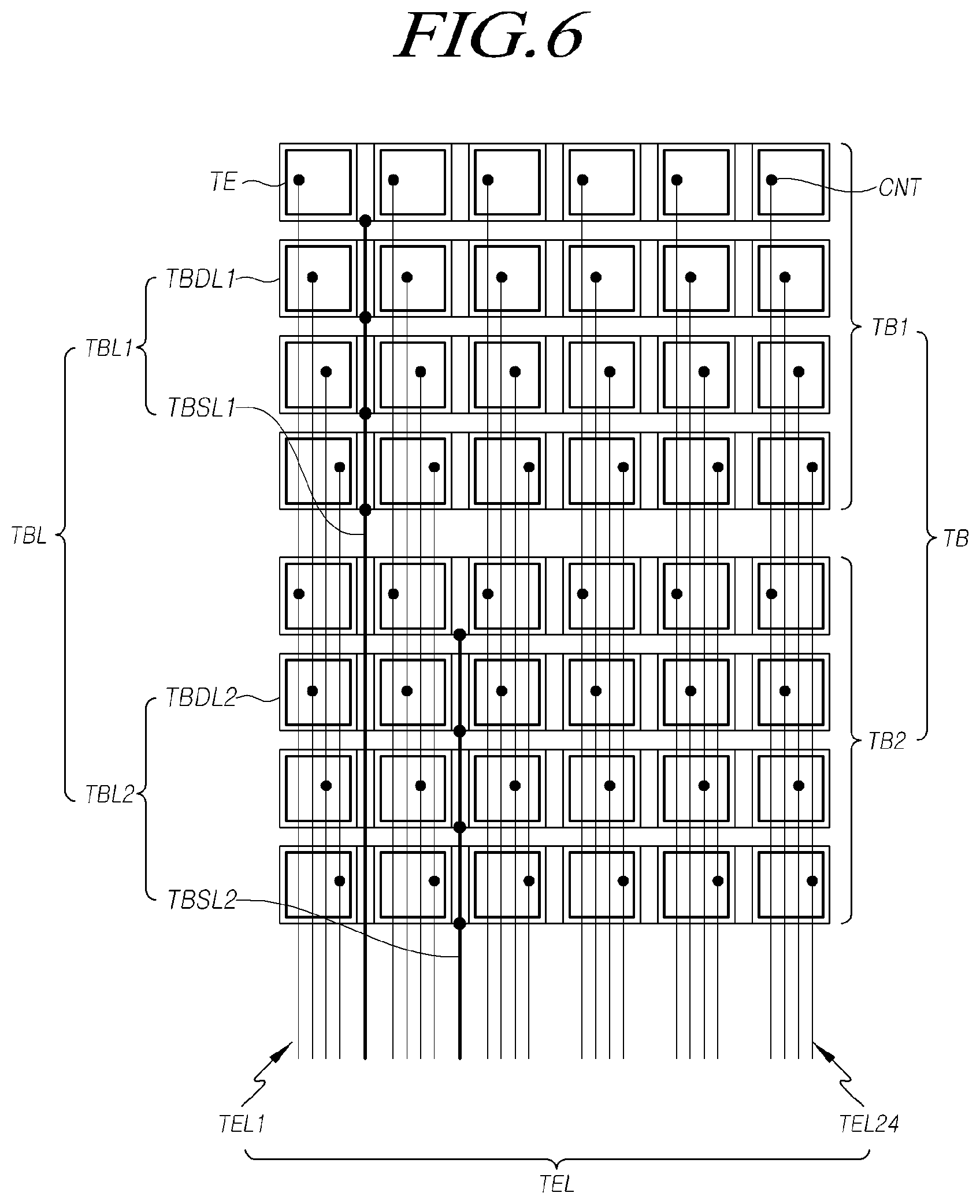 Patent US12321547 Figure 6 – Touch display device