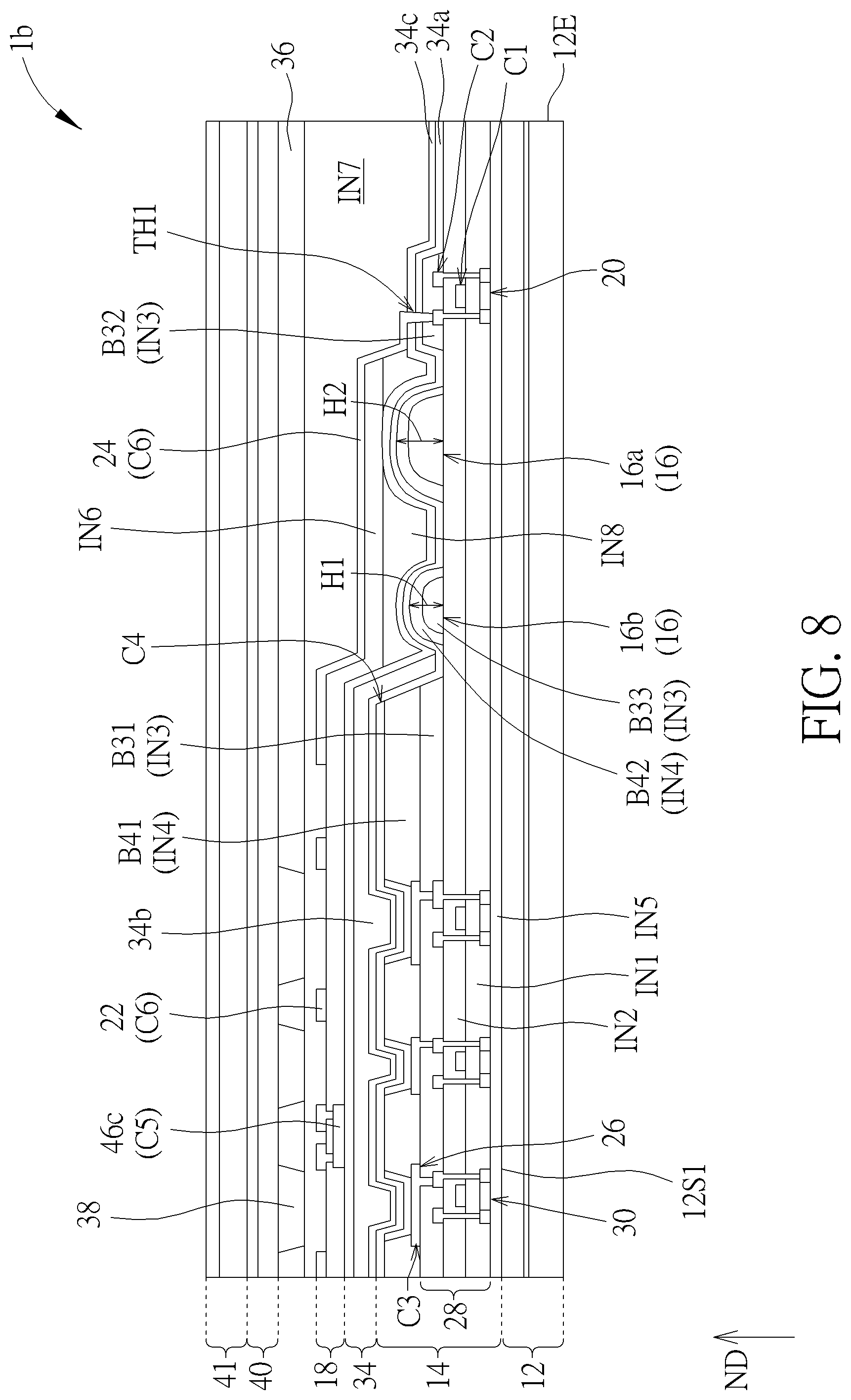 Patent US12321549 Figure 8 – Electronic device
