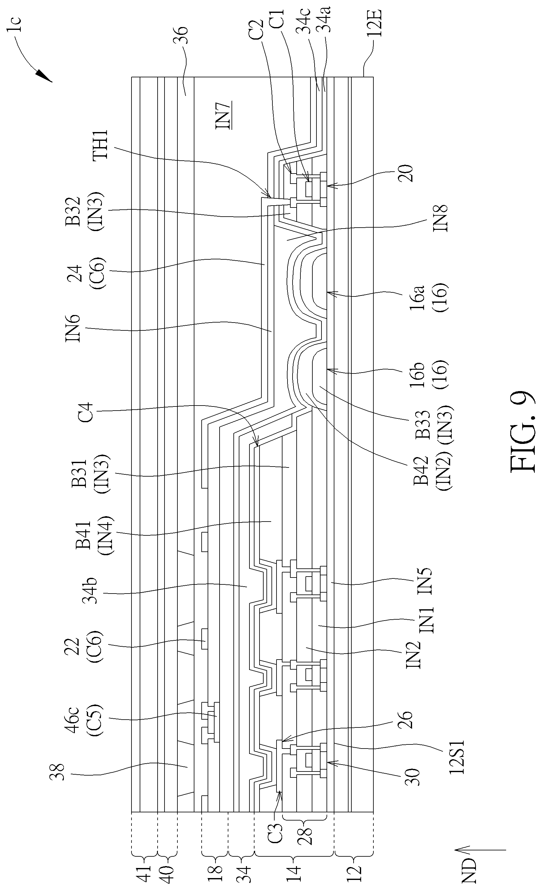 Patent US12321549 Figure 9 – Electronic device