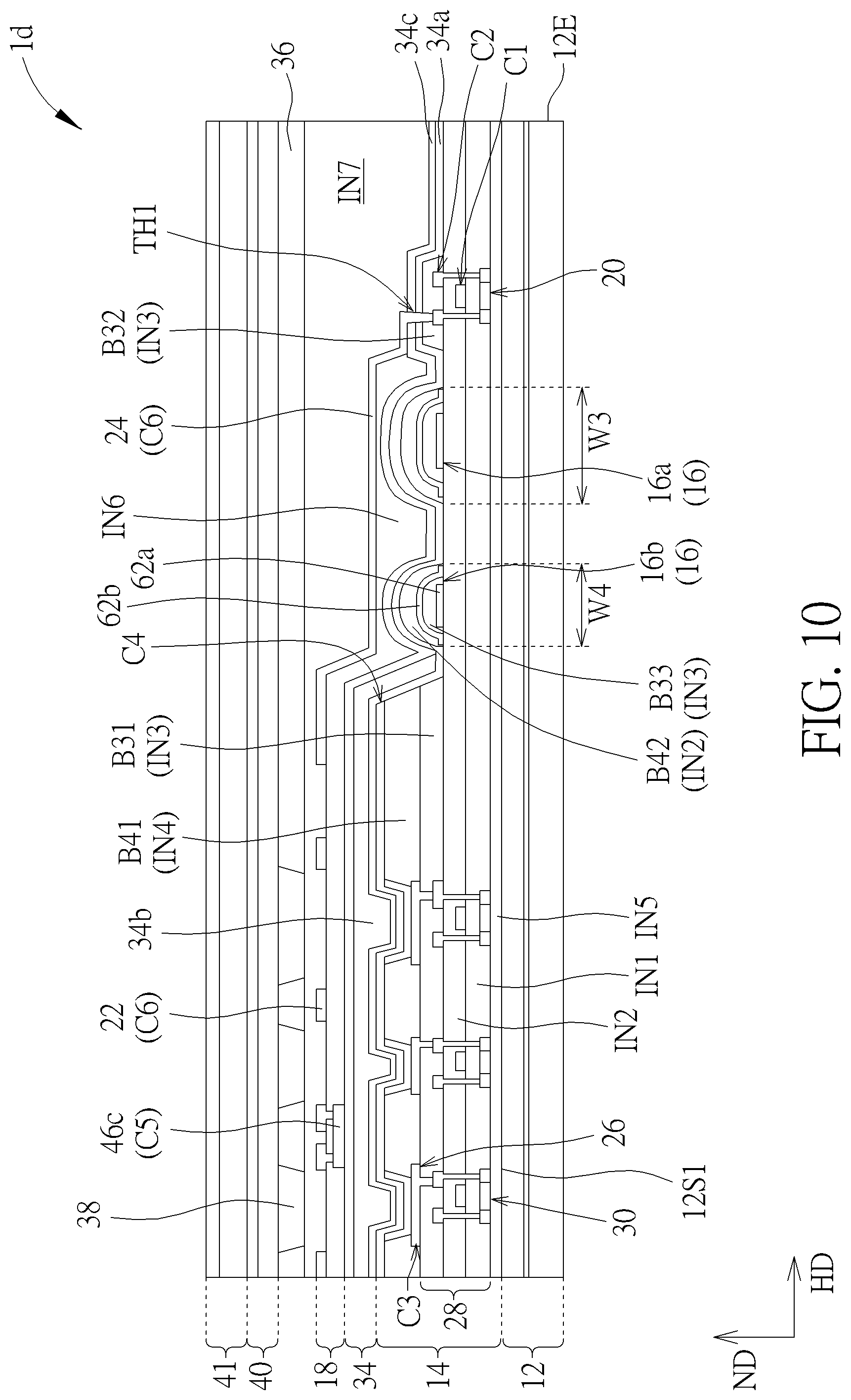 Patent US12321549 Figure 10 – Electronic device