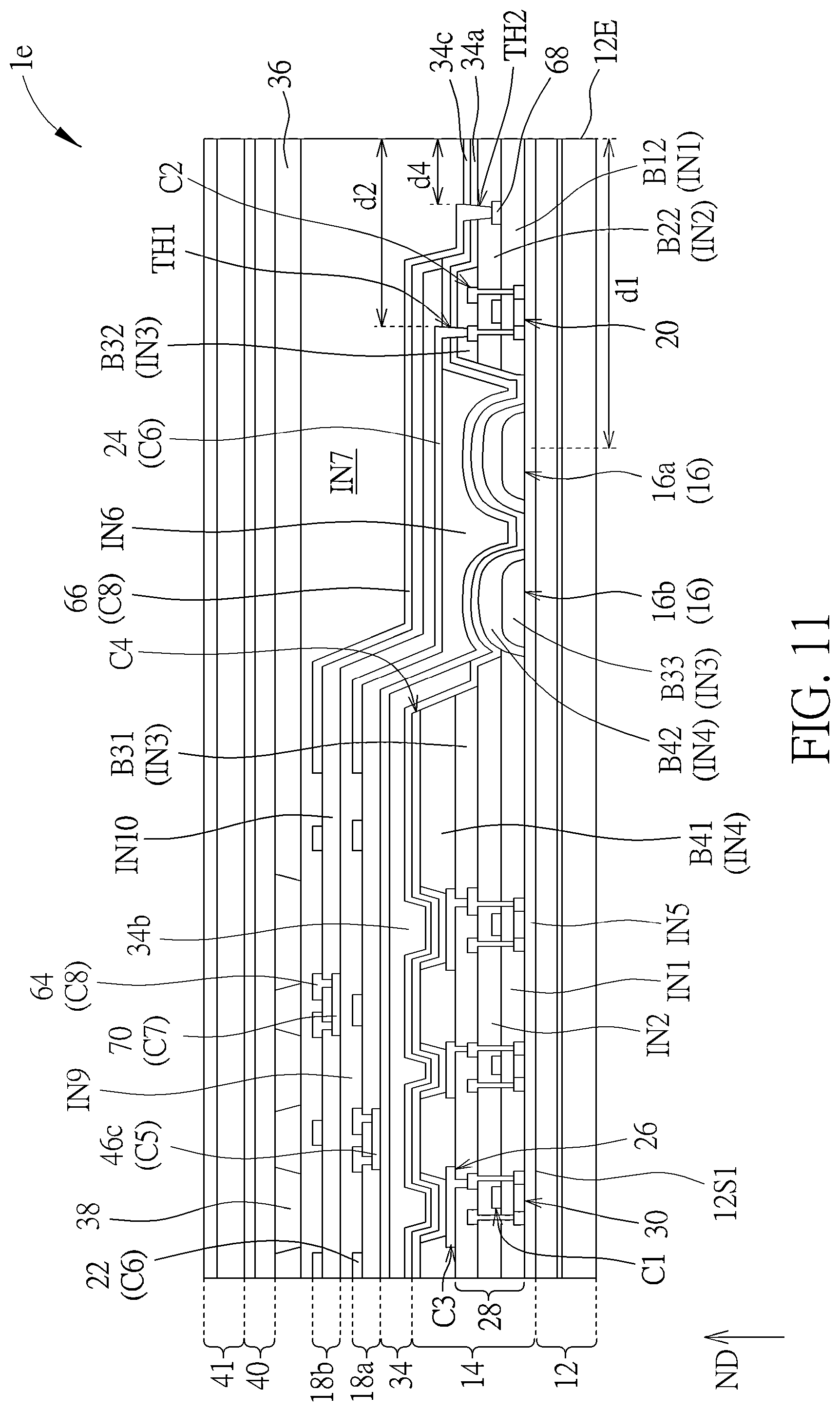 Patent US12321549 Figure 11 – Electronic device