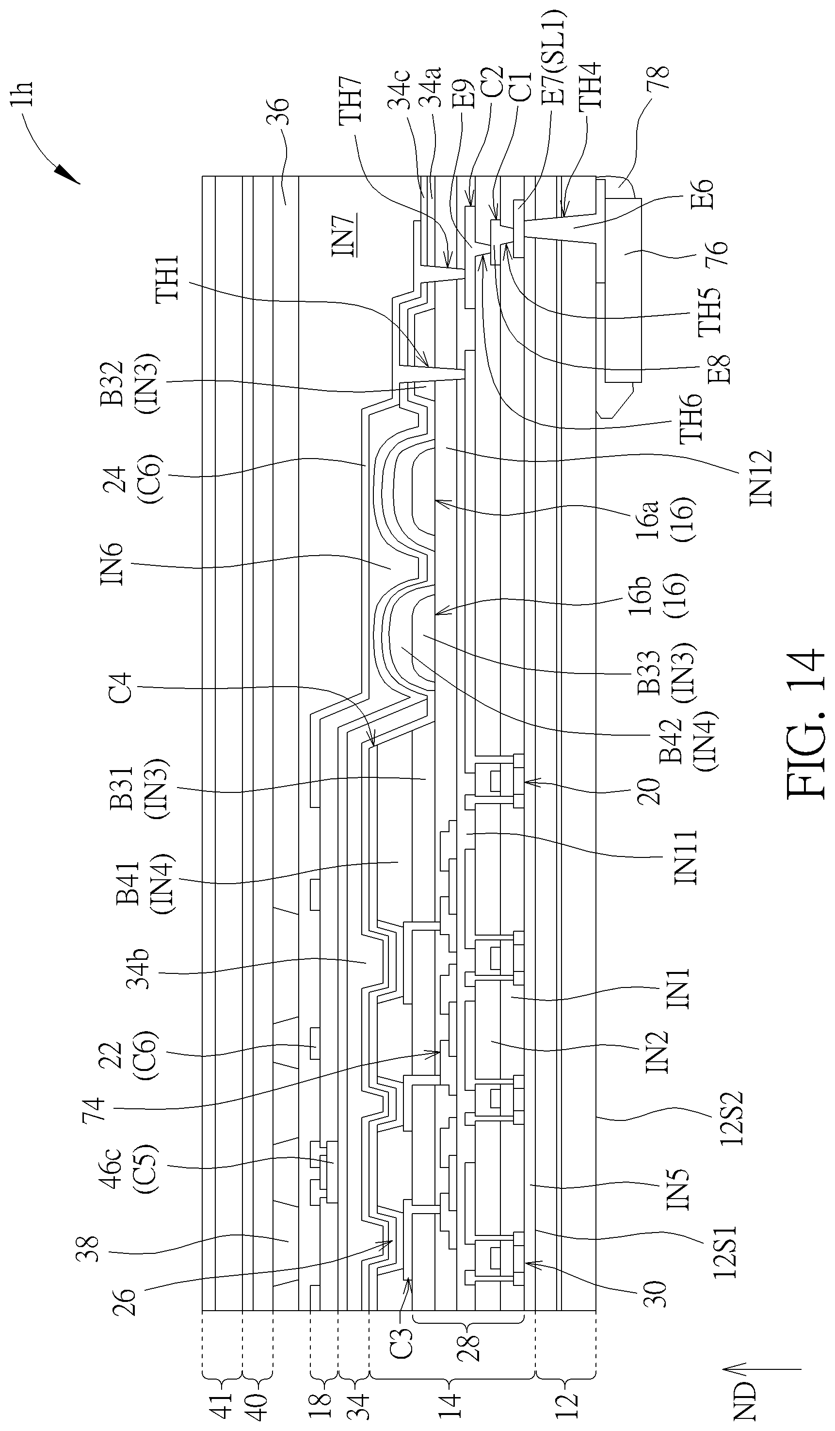Patent US12321549 Figure 14 – Electronic device