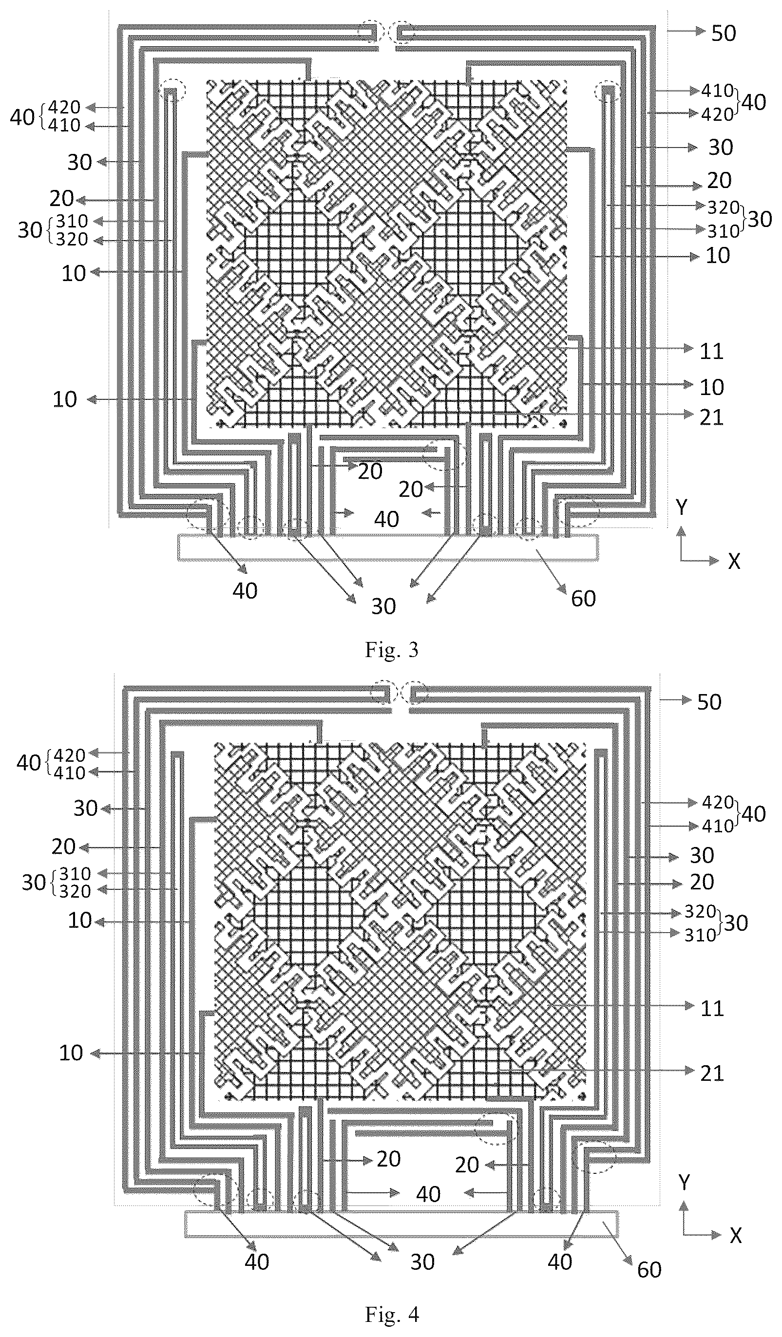Patent US12321554 Figure 2 – Touch substrate, touch module, and display device