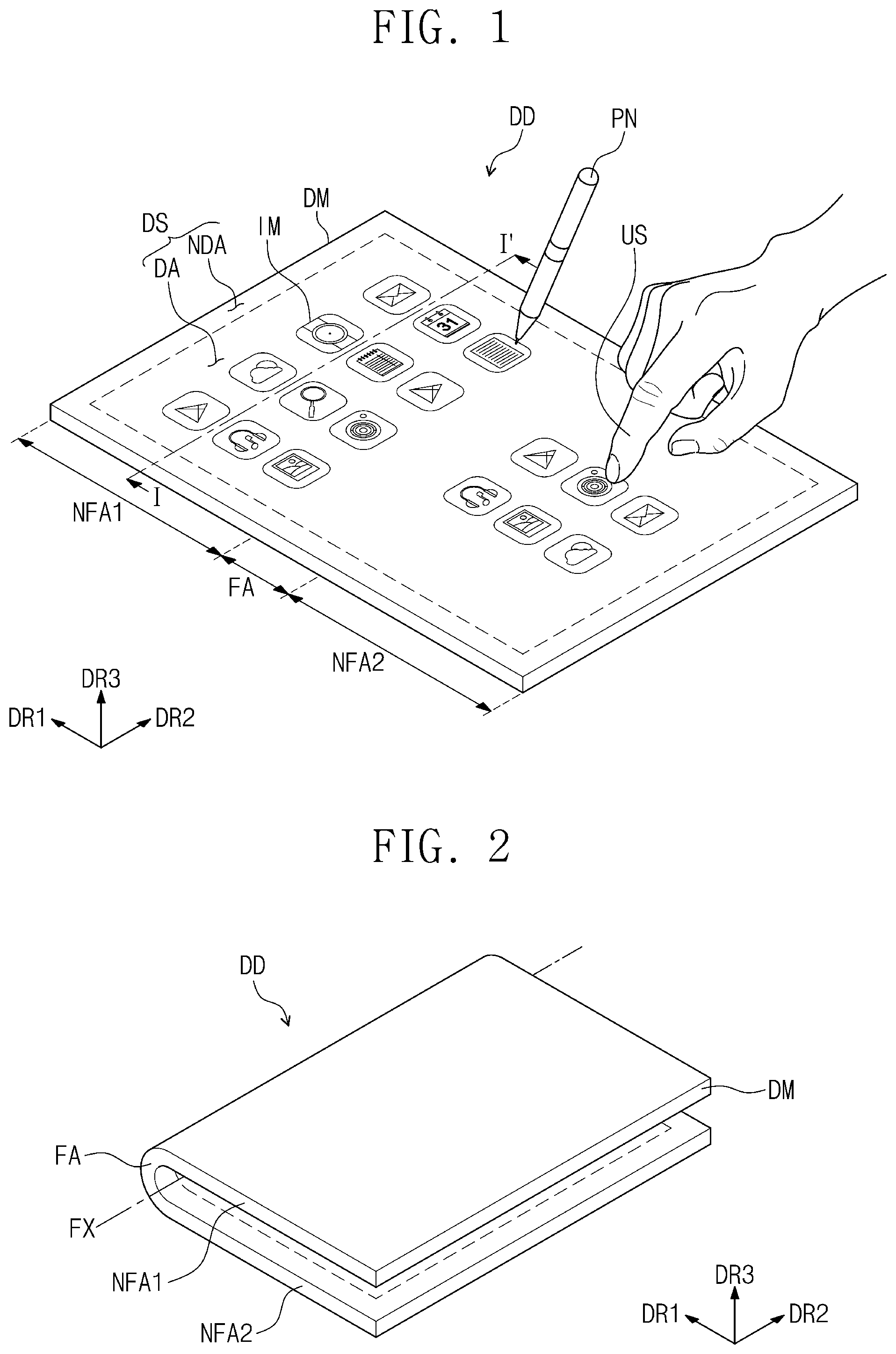 Patent US12321557 — Input sensing part and display device including the same — Figure 1