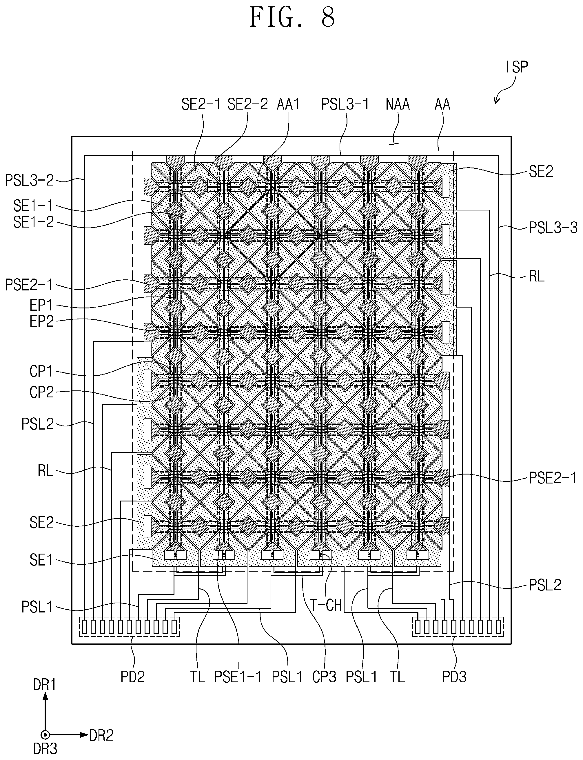 Patent US12321557 Figure 6 – Input sensing part and display device including the same