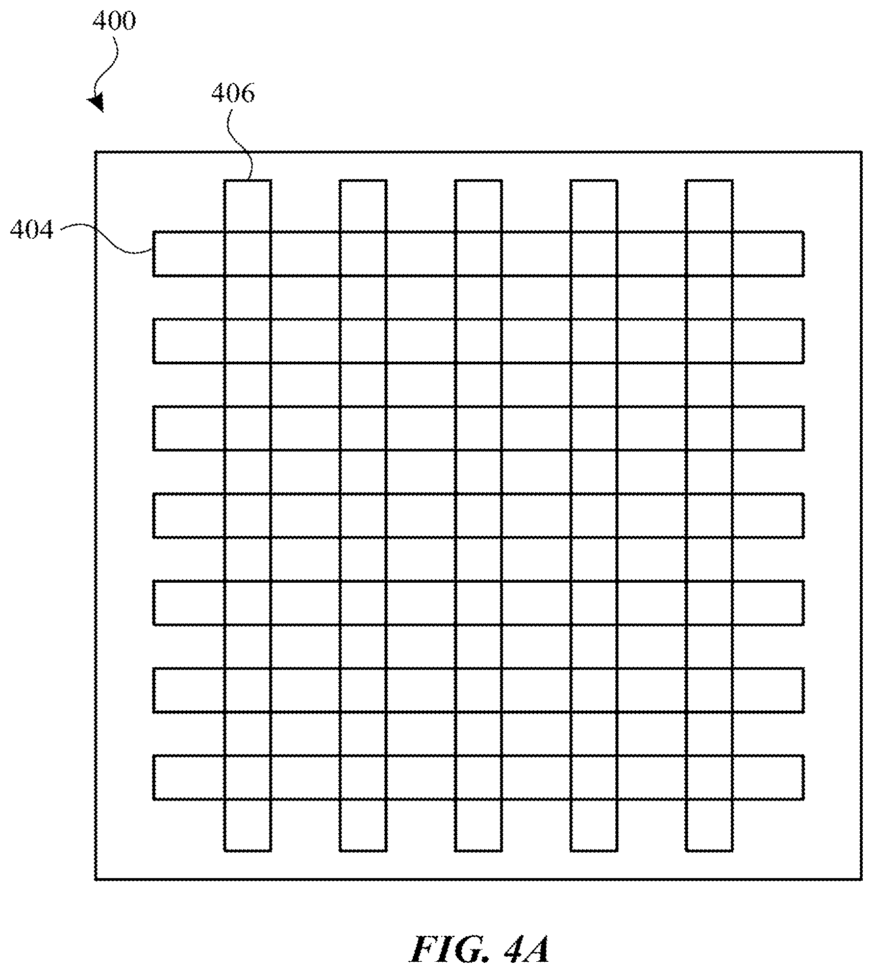 Patent US12321559 Figure 4 – Flexible touch sensor panel with metal mesh and solid conductor