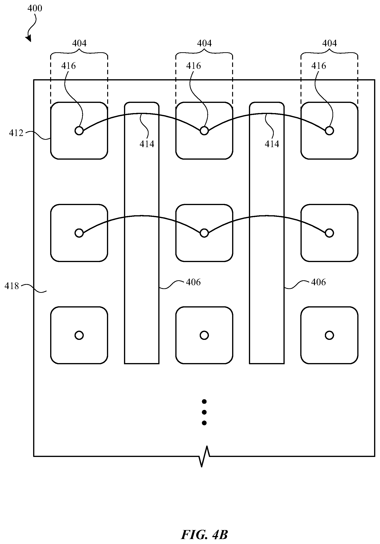 Patent US12321559 Figure 5 – Flexible touch sensor panel with metal mesh and solid conductor