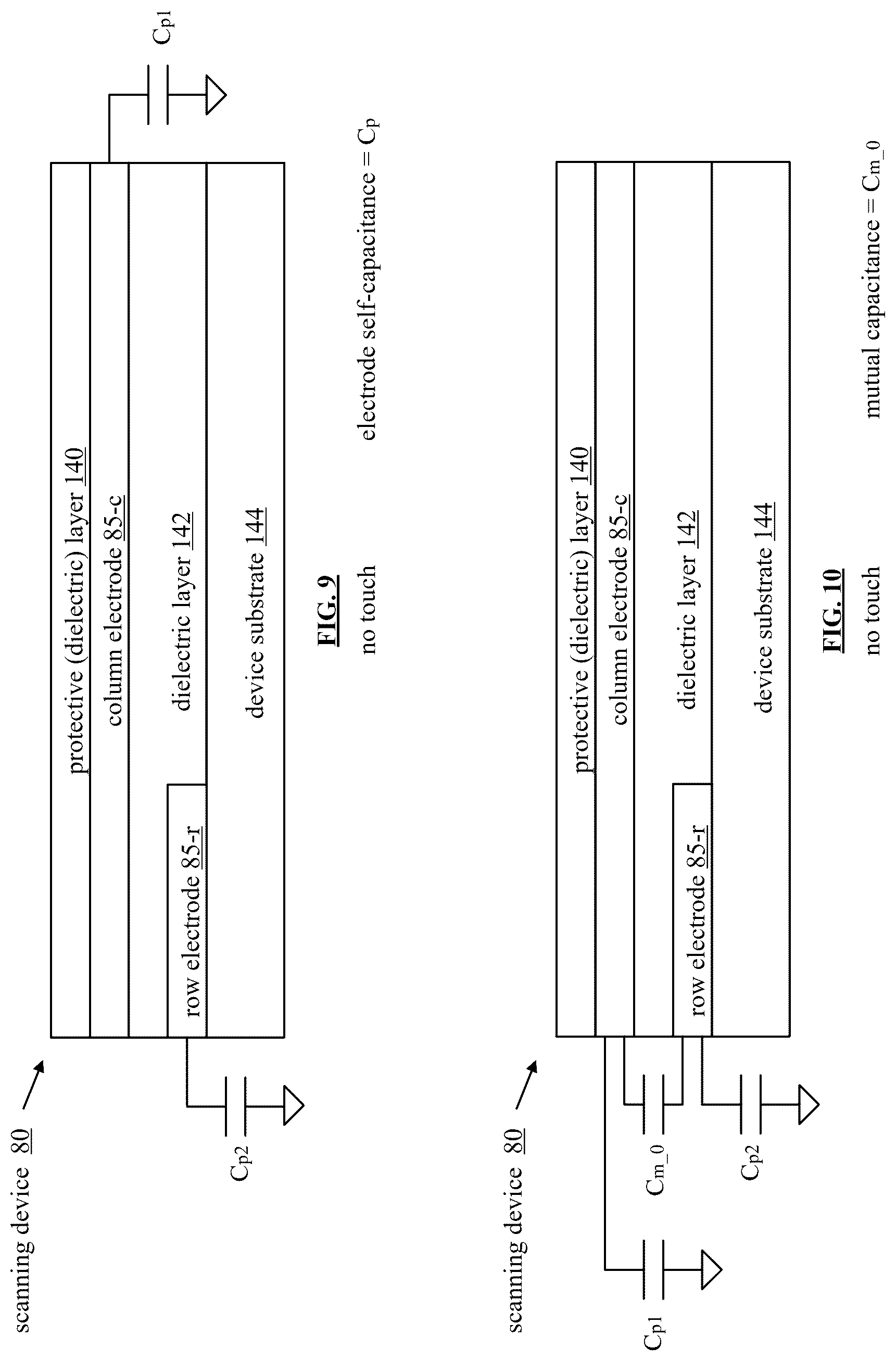 Patent US12321560 Figure 7 – Fingerprint imaging device incorporating electrodes and drive-sense circuitry