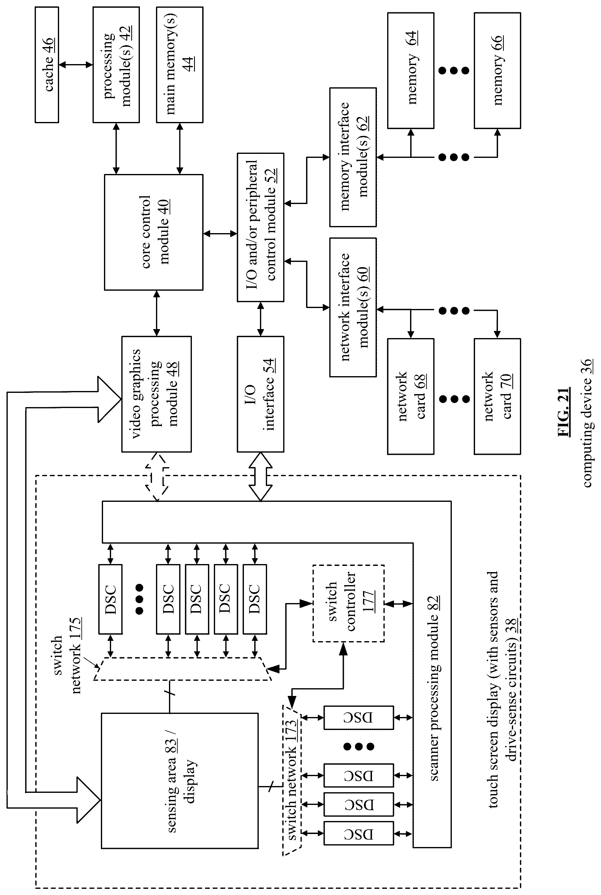 Patent US12321560 Figure 15 – Fingerprint imaging device incorporating electrodes and drive-sense circuitry
