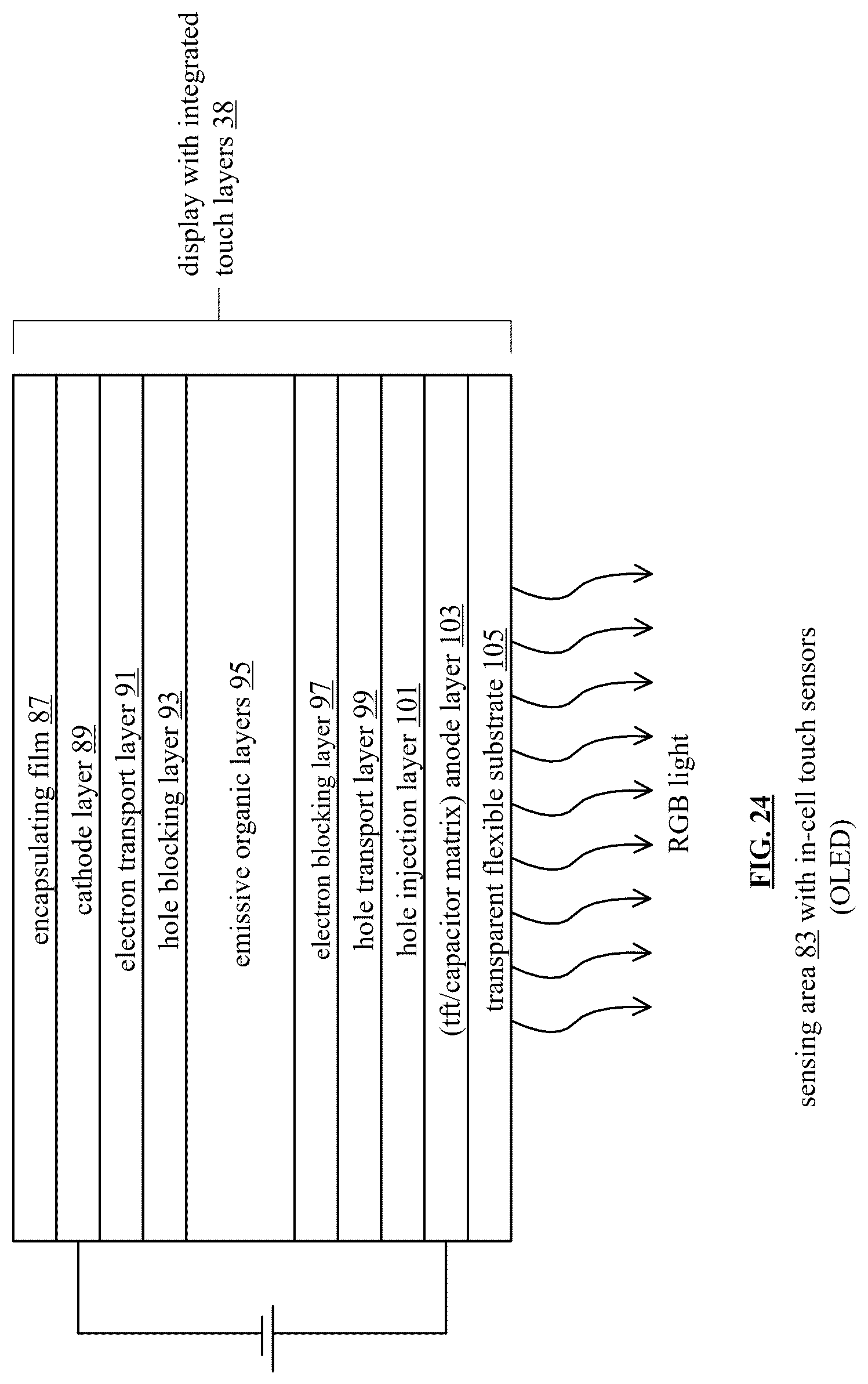 Patent US12321560 Figure 18 – Fingerprint imaging device incorporating electrodes and drive-sense circuitry