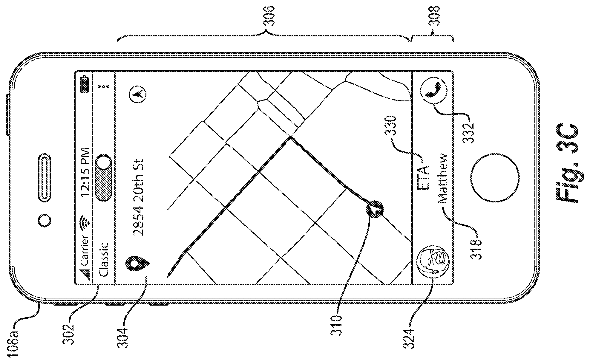 Patent US12321561 Figure 4 – Optimizing transportation networks through dynamic user interfaces