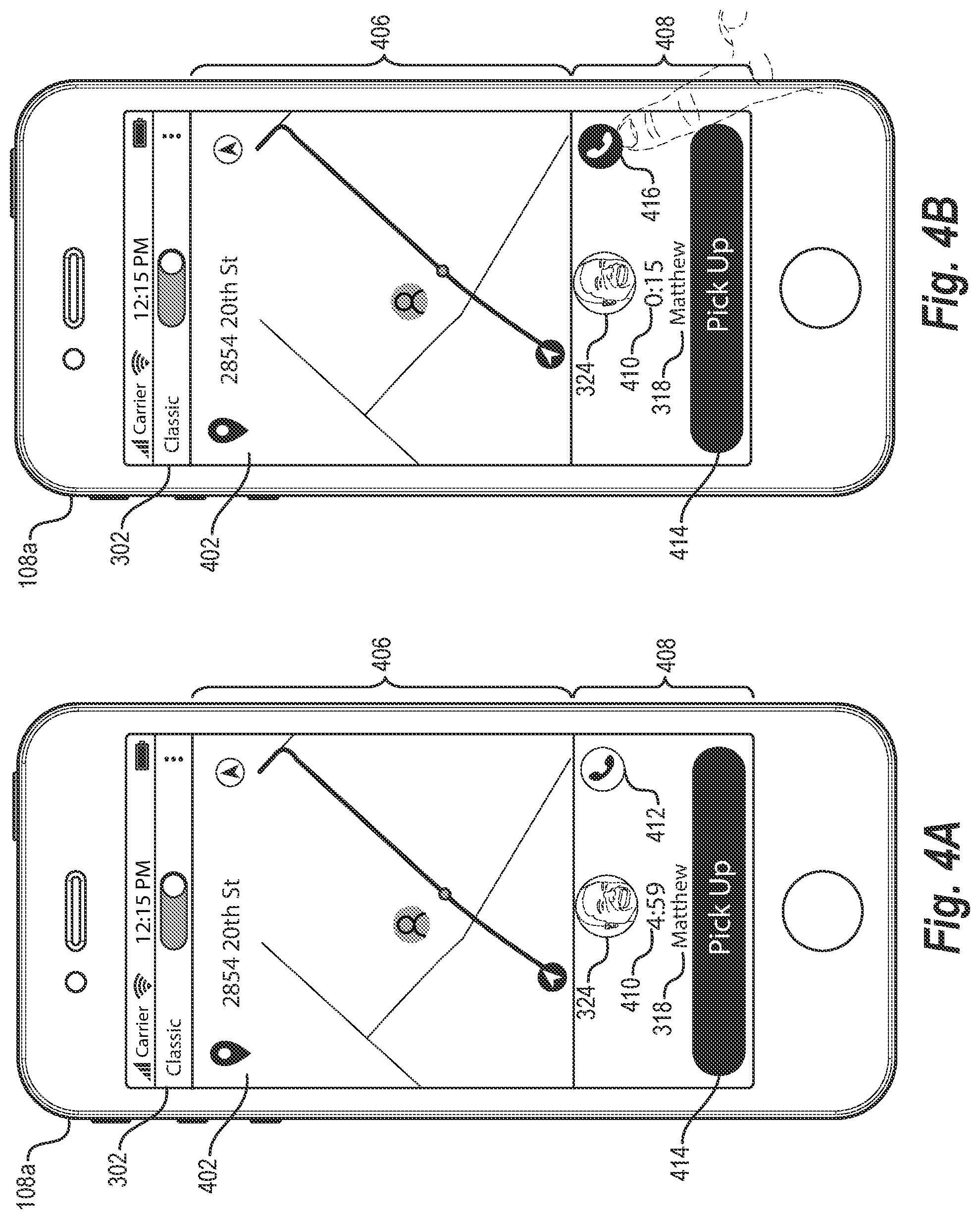 Patent US12321561 Figure 5 – Optimizing transportation networks through dynamic user interfaces
