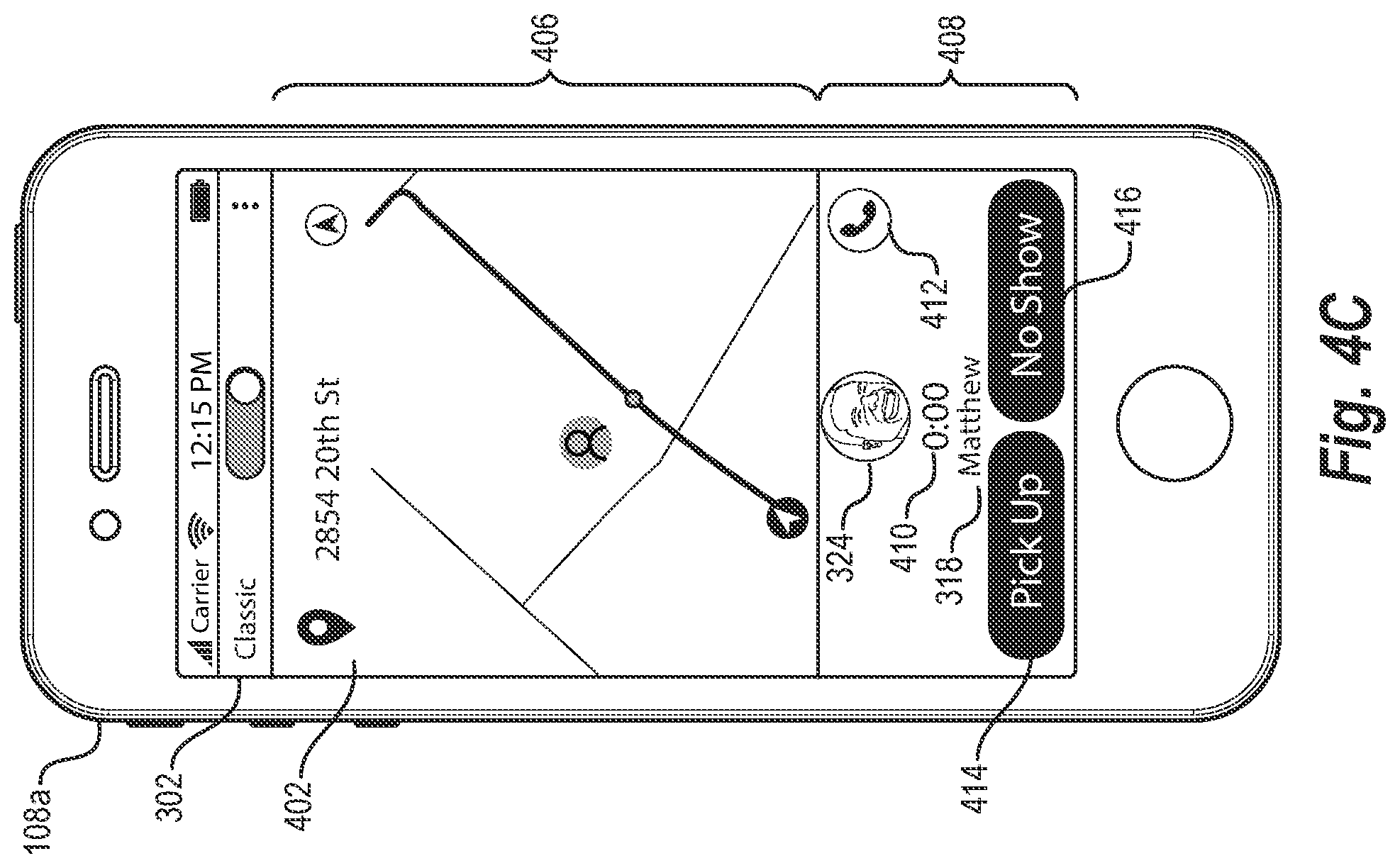 Patent US12321561 Figure 6 – Optimizing transportation networks through dynamic user interfaces