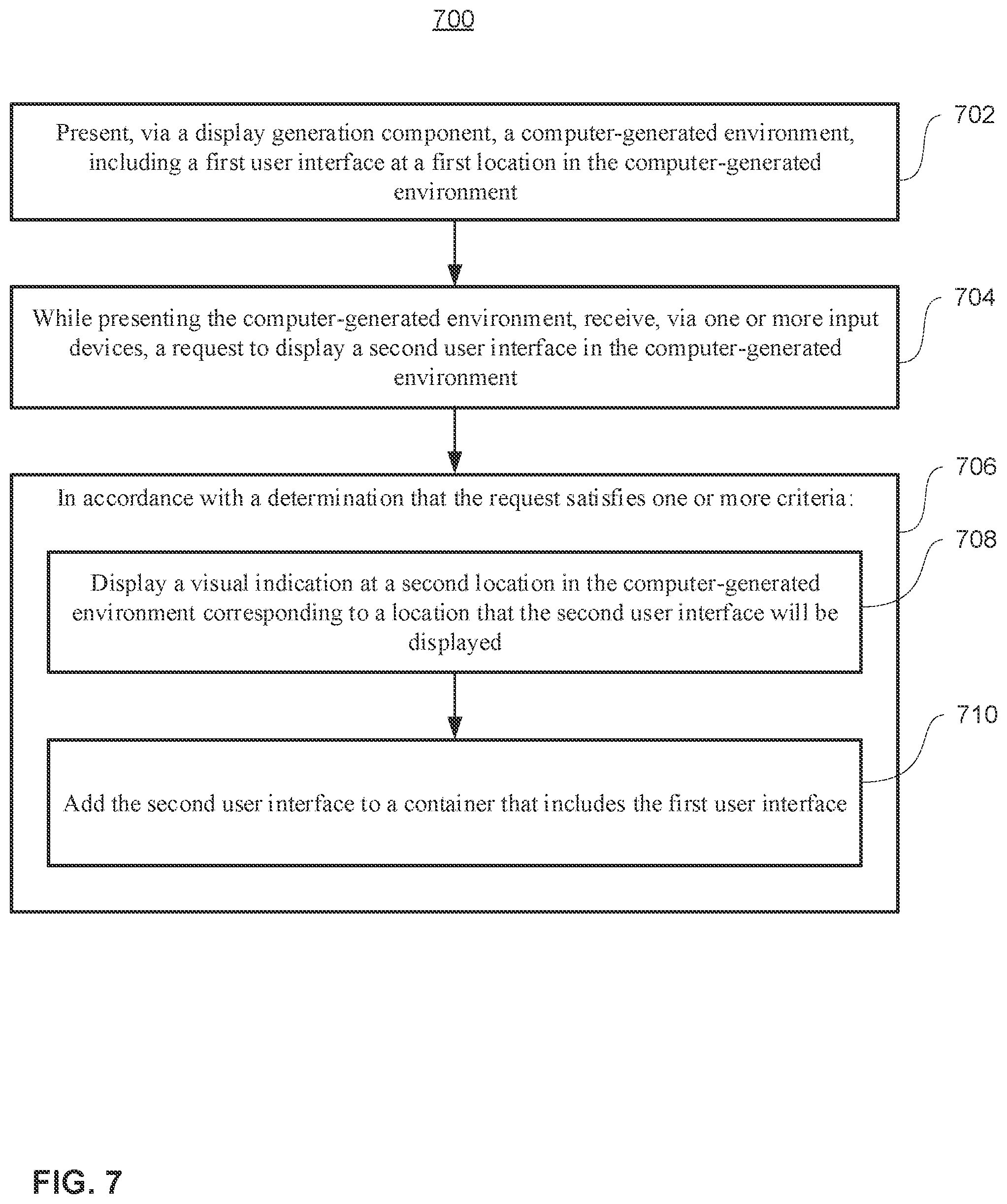 Patent US12321563 Figure 19 – Method of grouping user interfaces in an environment