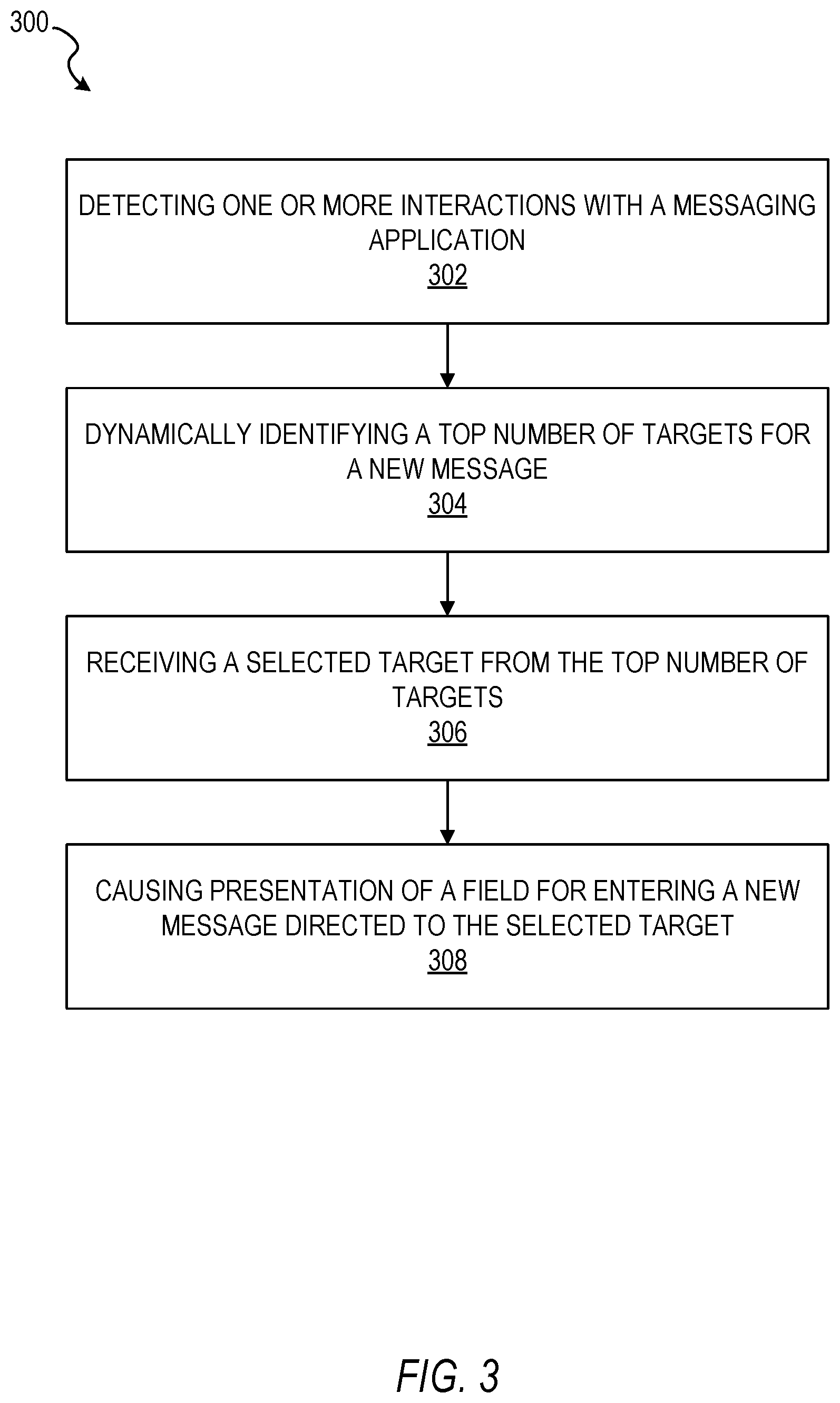 Patent US12321566 Figure 3 – Message application improvement for recalling one to many private conversations
