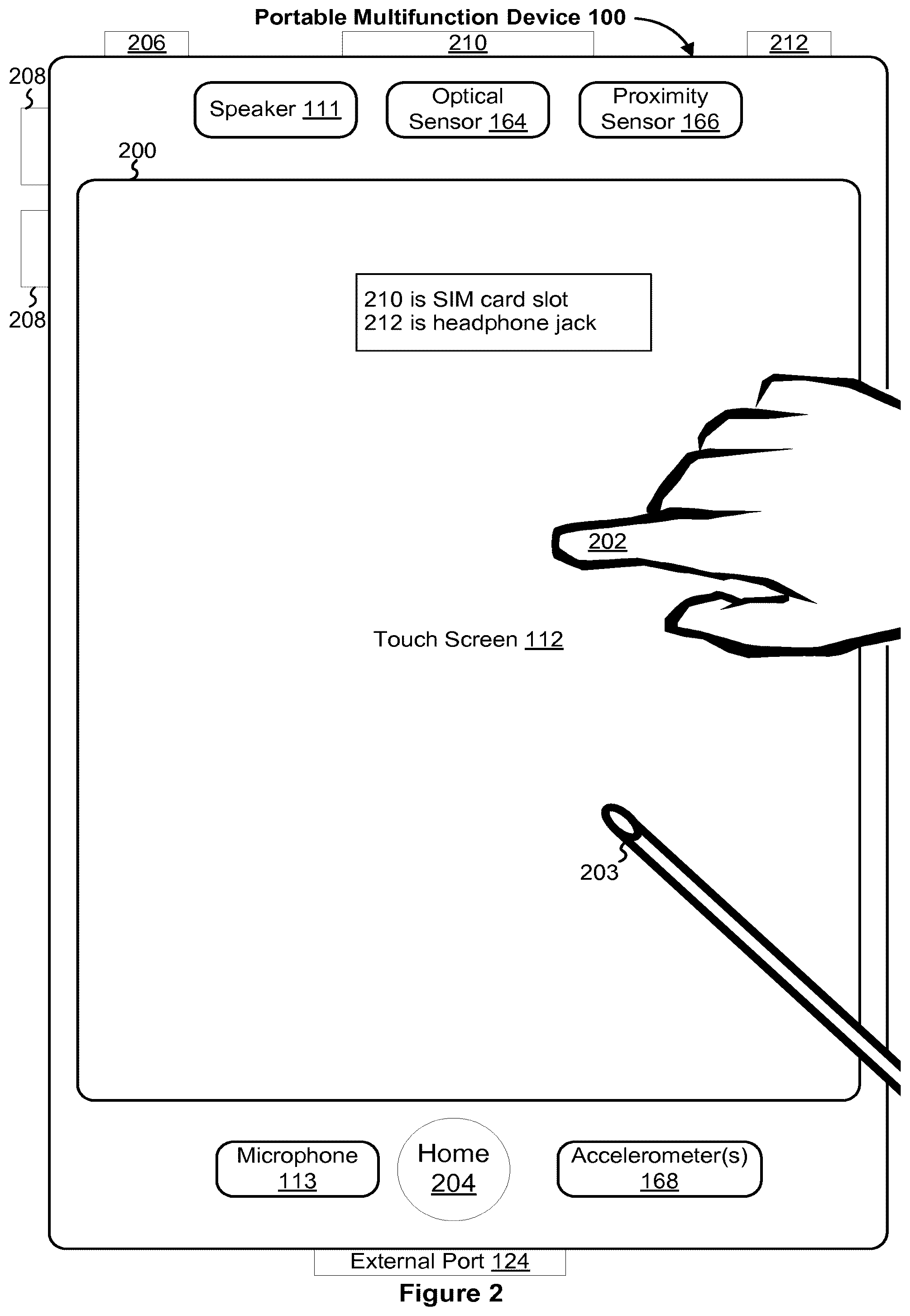 Patent US12321569 Figure 3 – Device, method, and graphical user interface for navigation of concurrently open software applications