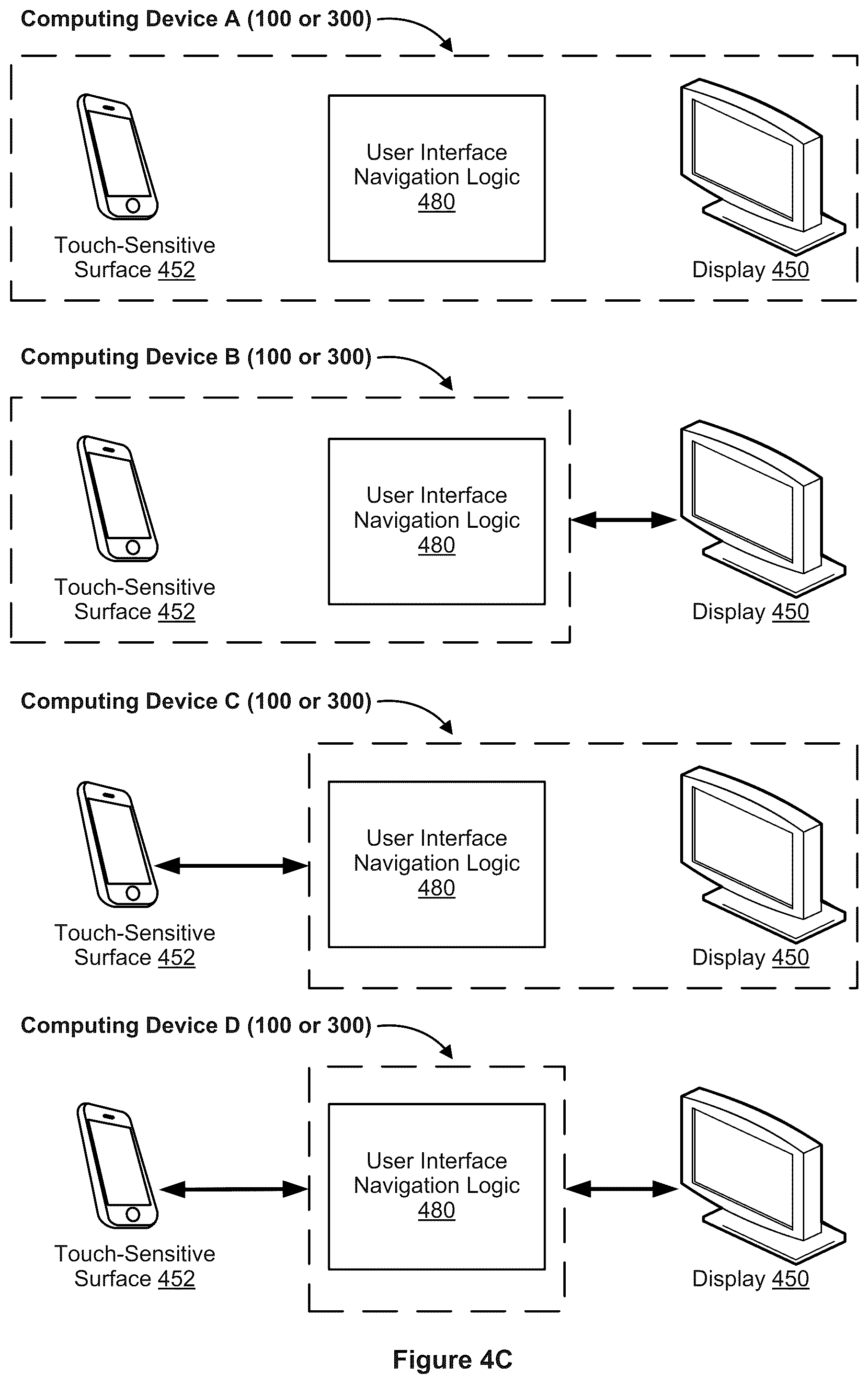 Patent US12321570 Figure 7 – Device, method, and graphical user interface for navigating media content