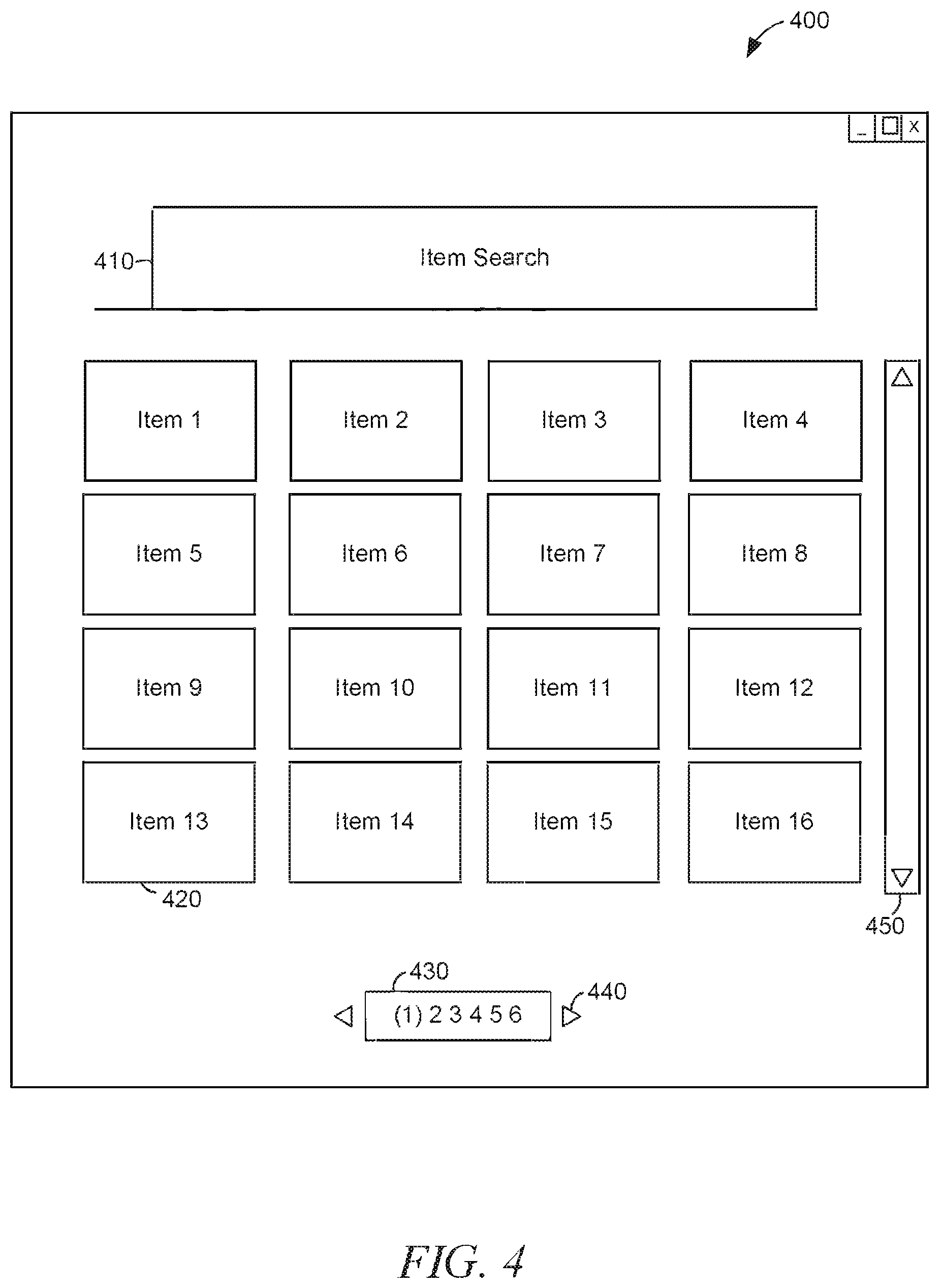 Patent US12321571 Figure 4 – Seamless pagination