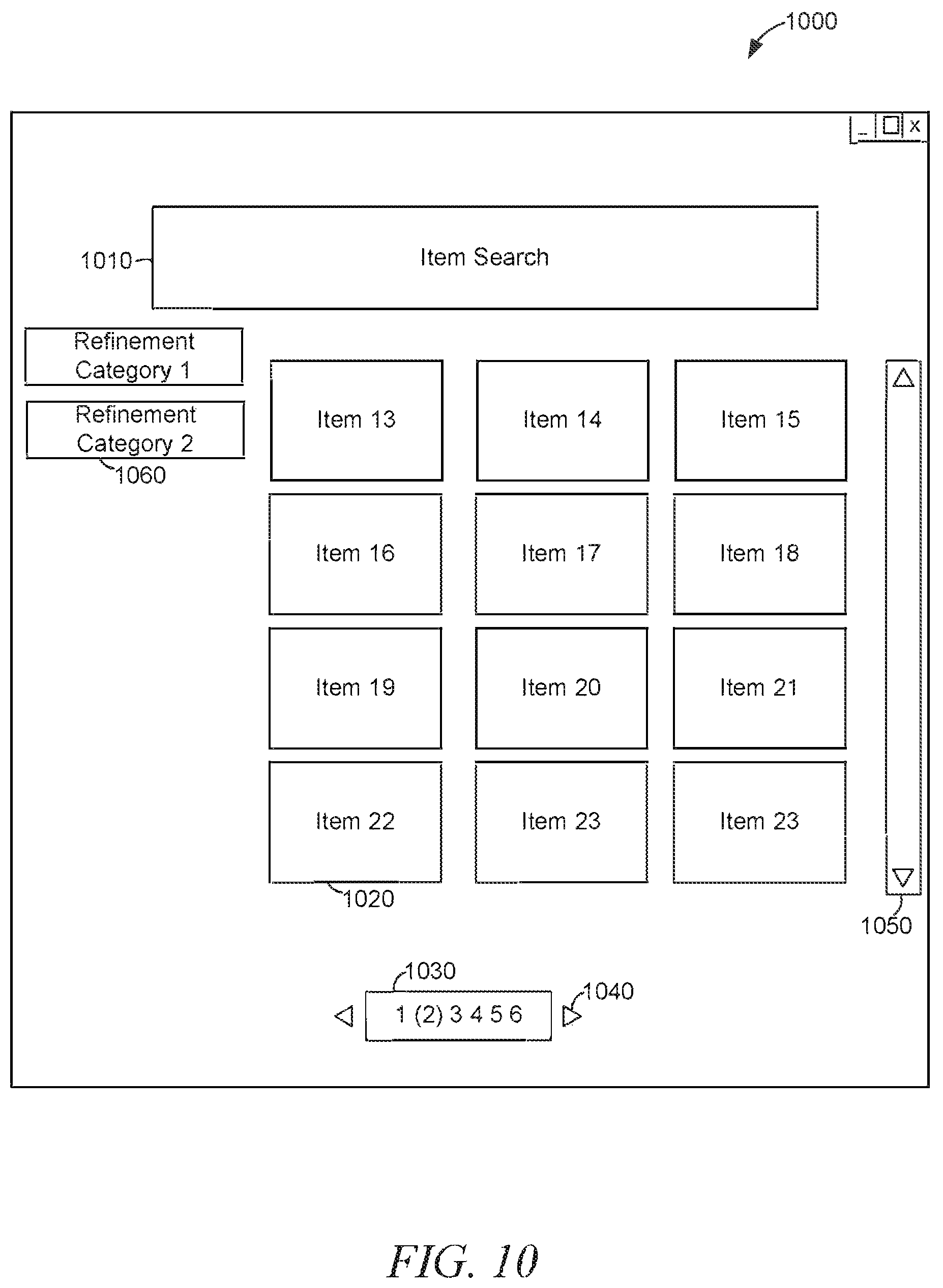Patent US12321571 Figure 10 – Seamless pagination