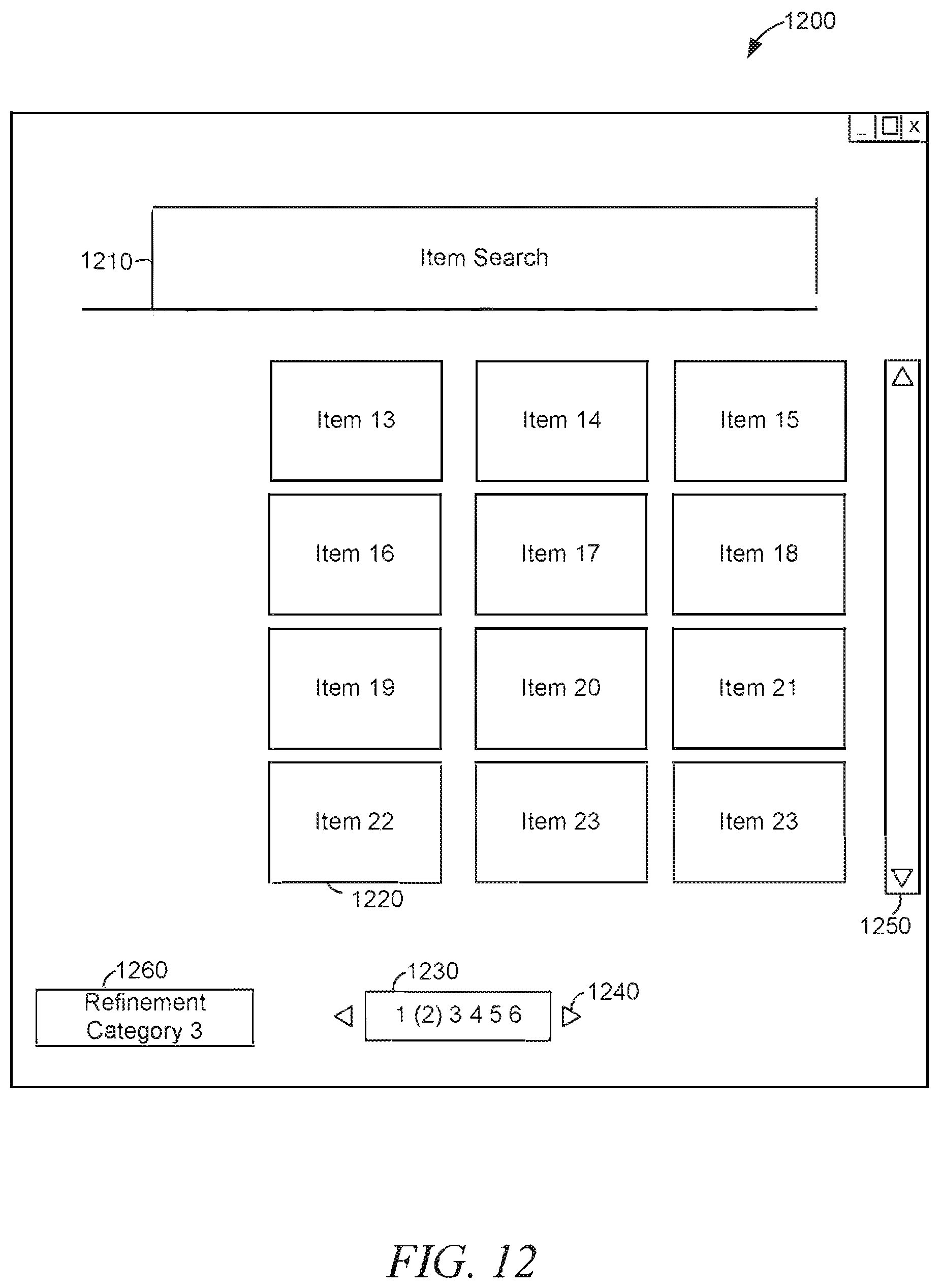 Patent US12321571 Figure 12 – Seamless pagination